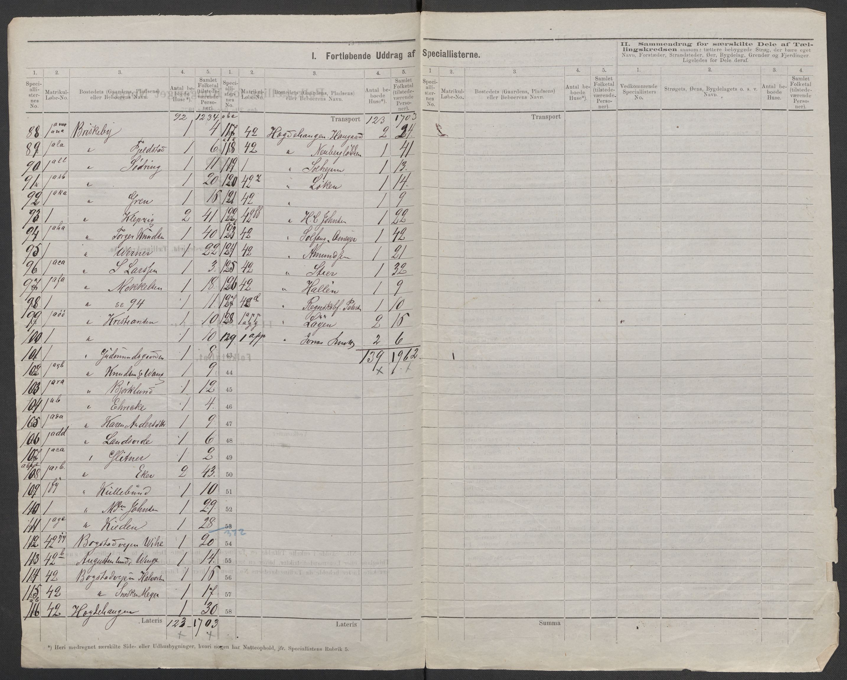 RA, 1875 census for 0218aP Vestre Aker, 1875, p. 86