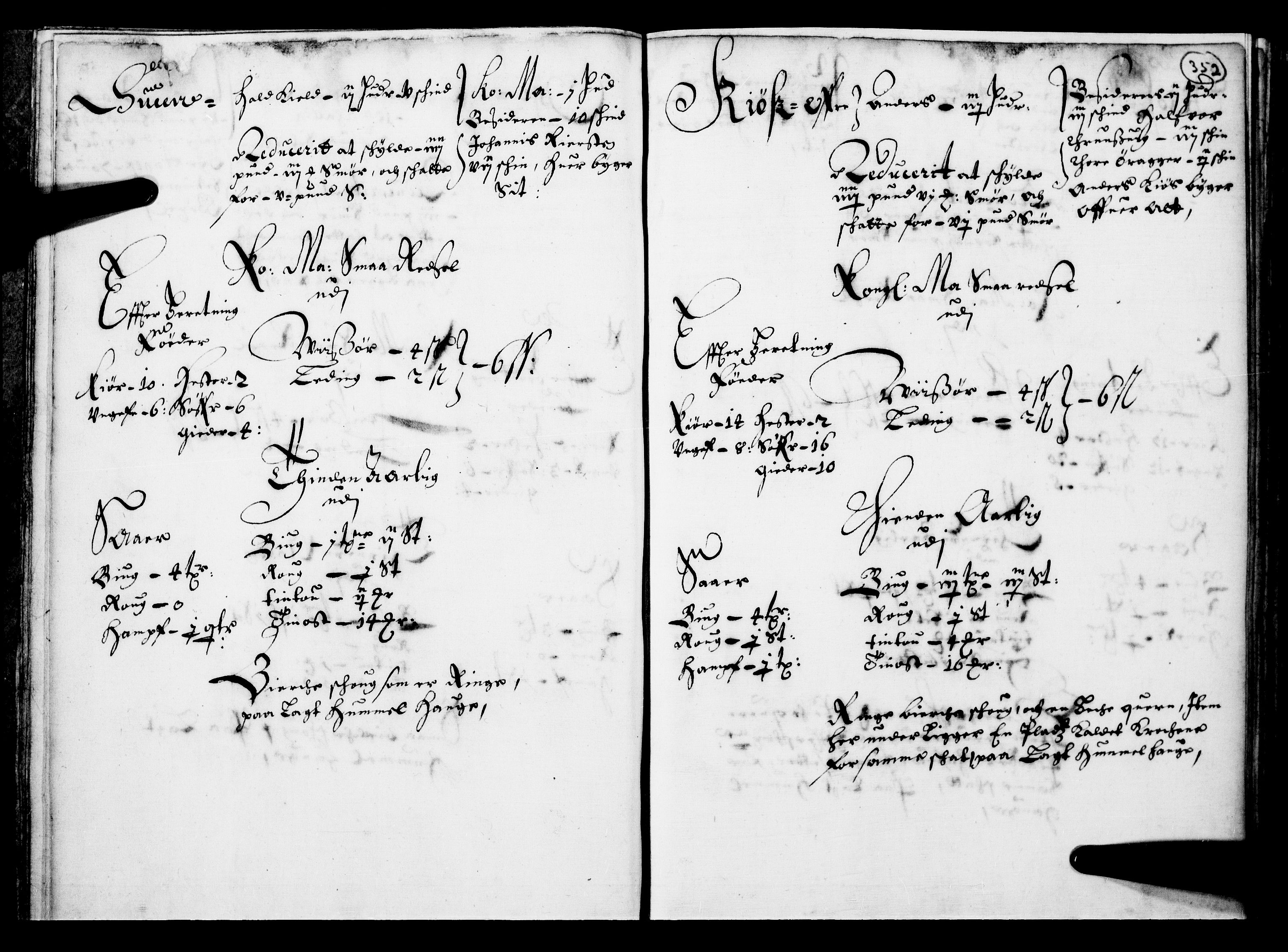 Rentekammeret inntil 1814, Realistisk ordnet avdeling, AV/RA-EA-4070/N/Nb/Nba/L0017: Hadeland og Valdres fogderi, 2. del, 1669, p. 351b-352a