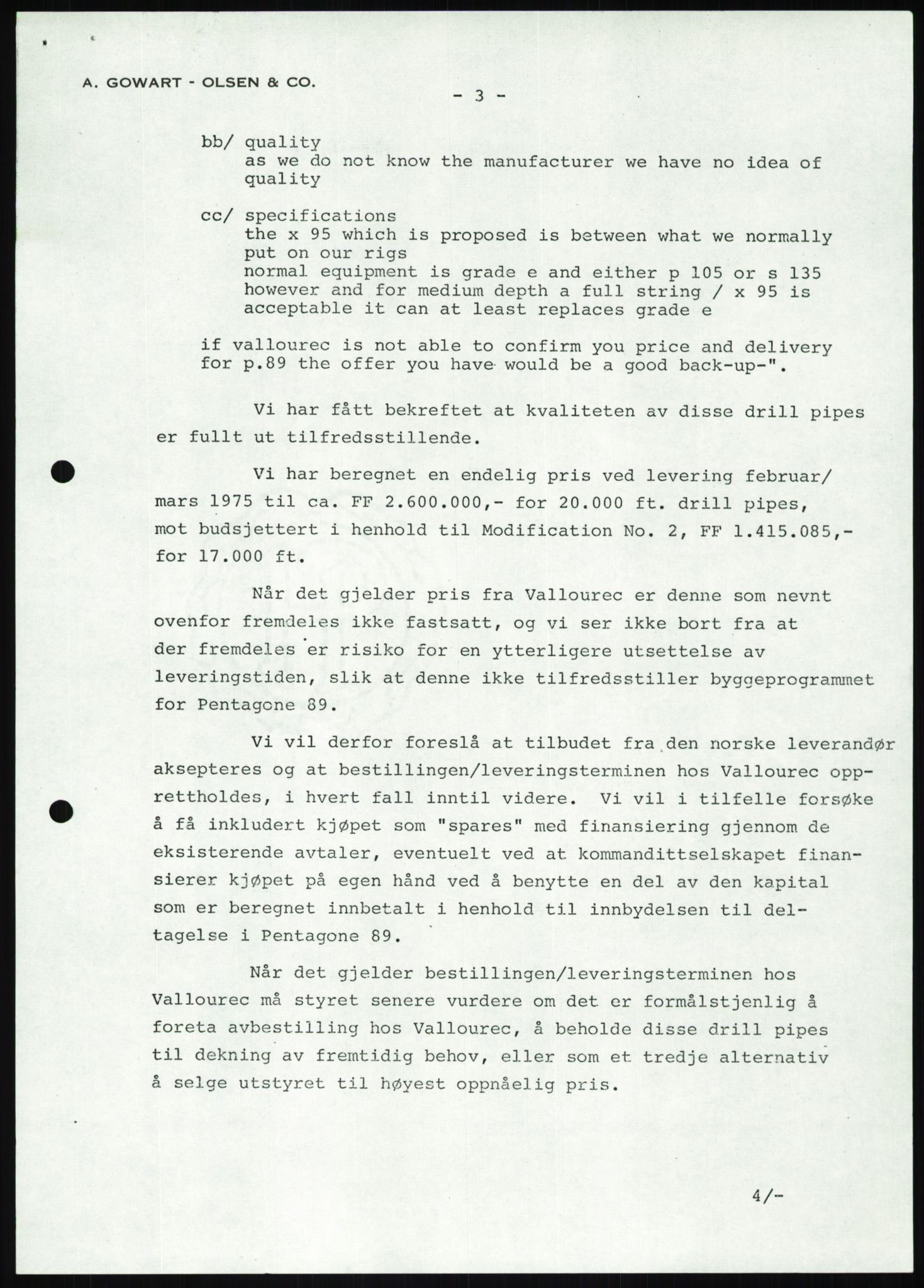 Pa 1503 - Stavanger Drilling AS, AV/SAST-A-101906/D/L0007: Korrespondanse og saksdokumenter, 1974-1981, p. 1085