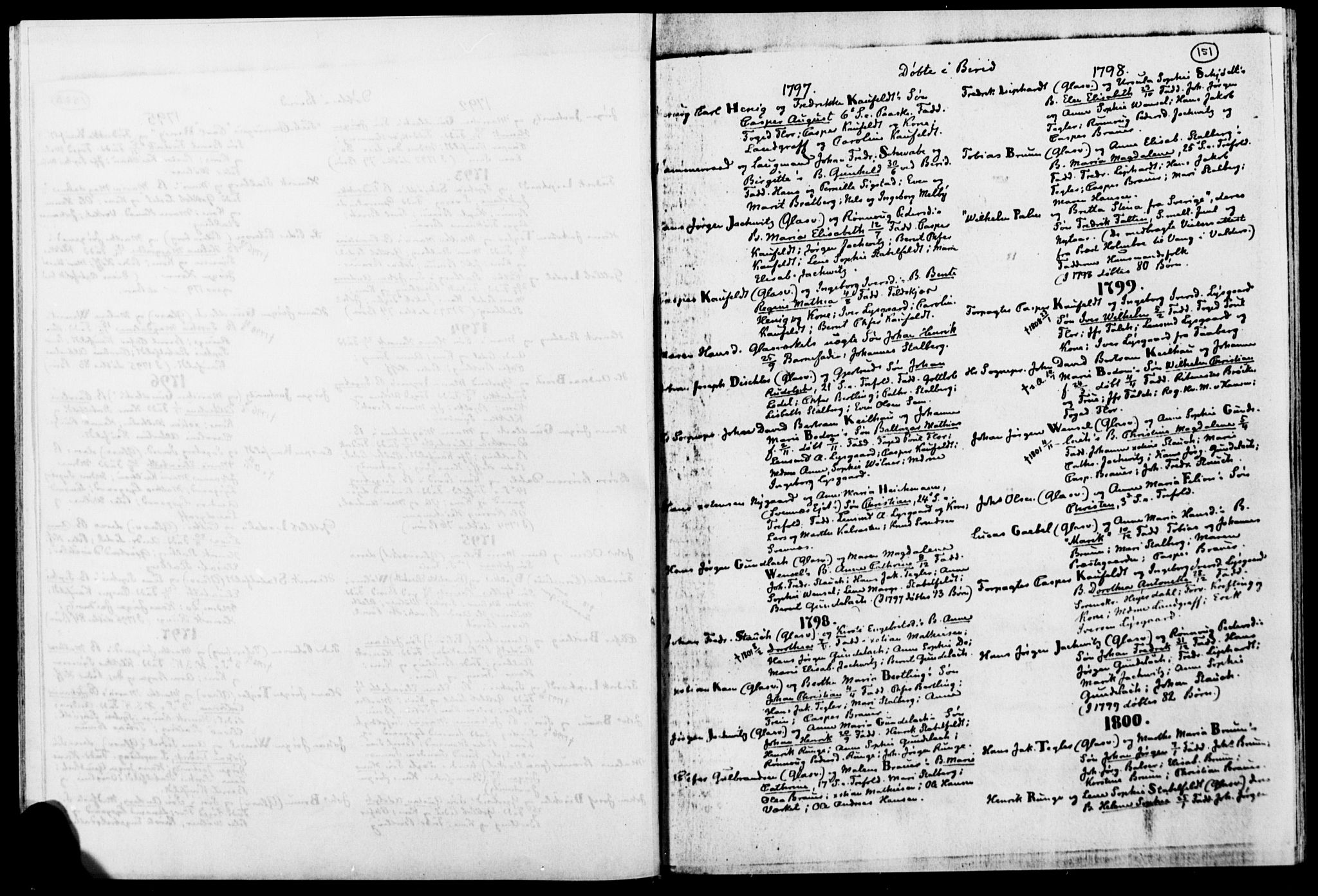 Lassens samlinger, RA/PA-0051/F/Fc: Parish register (official) no. L0081, 1730-1879, p. 151