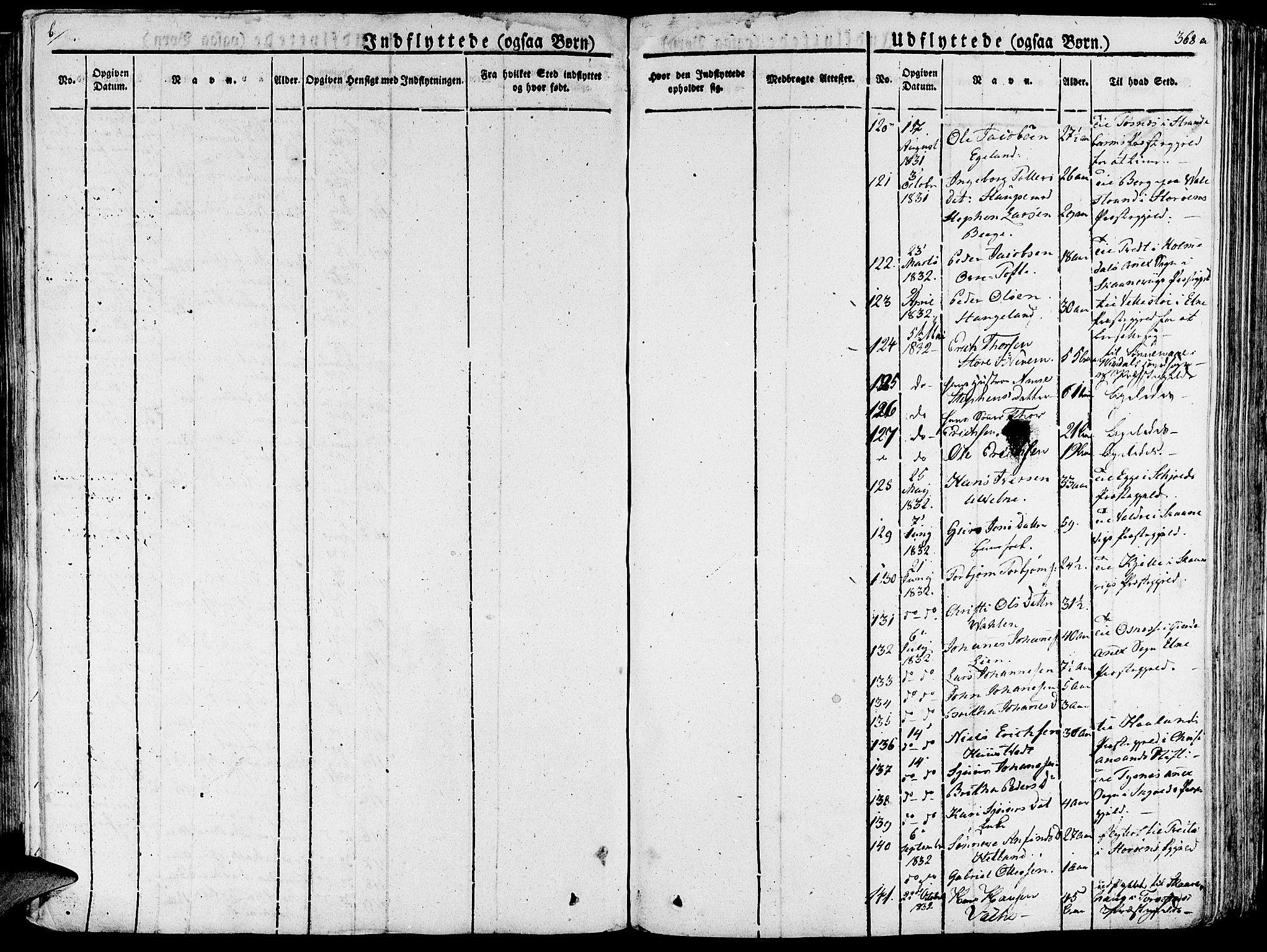 Fjelberg sokneprestembete, AV/SAB-A-75201/H/Haa: Parish register (official) no. A 5, 1822-1834, p. 368