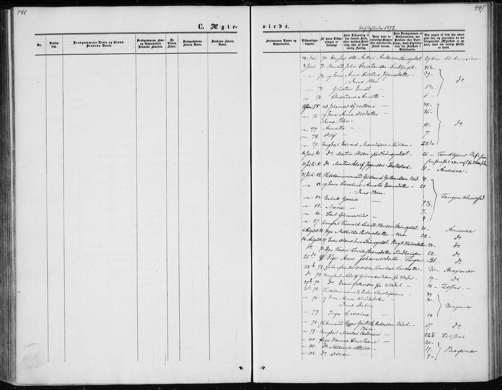 Skoger kirkebøker, AV/SAKO-A-59/F/Fa/L0004: Parish register (official) no. I 4, 1862-1872, p. 496-497