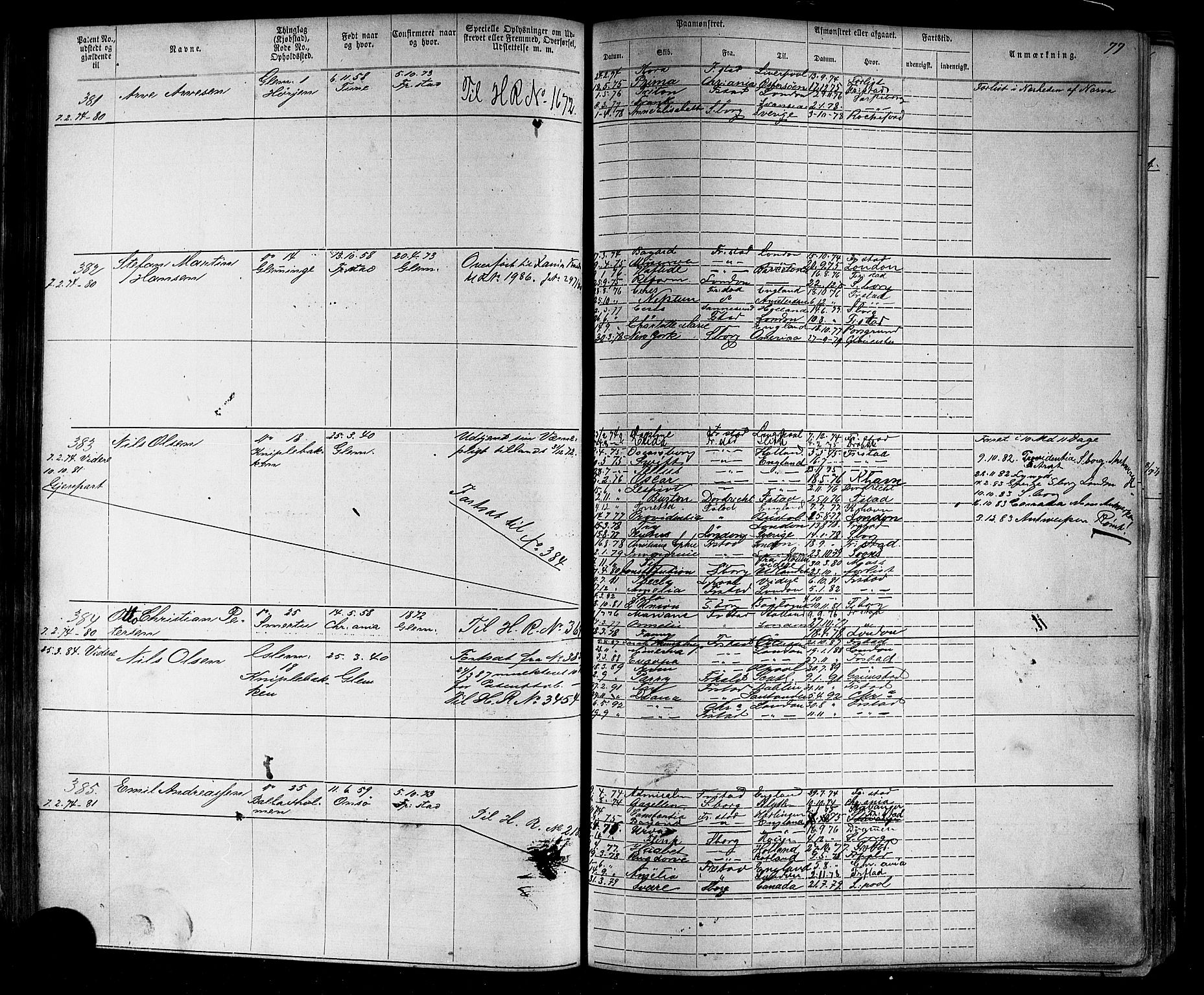 Fredrikstad mønstringskontor, SAO/A-10569b/F/Fc/Fca/L0002: Annotasjonsrulle, 1868-1885, p. 80