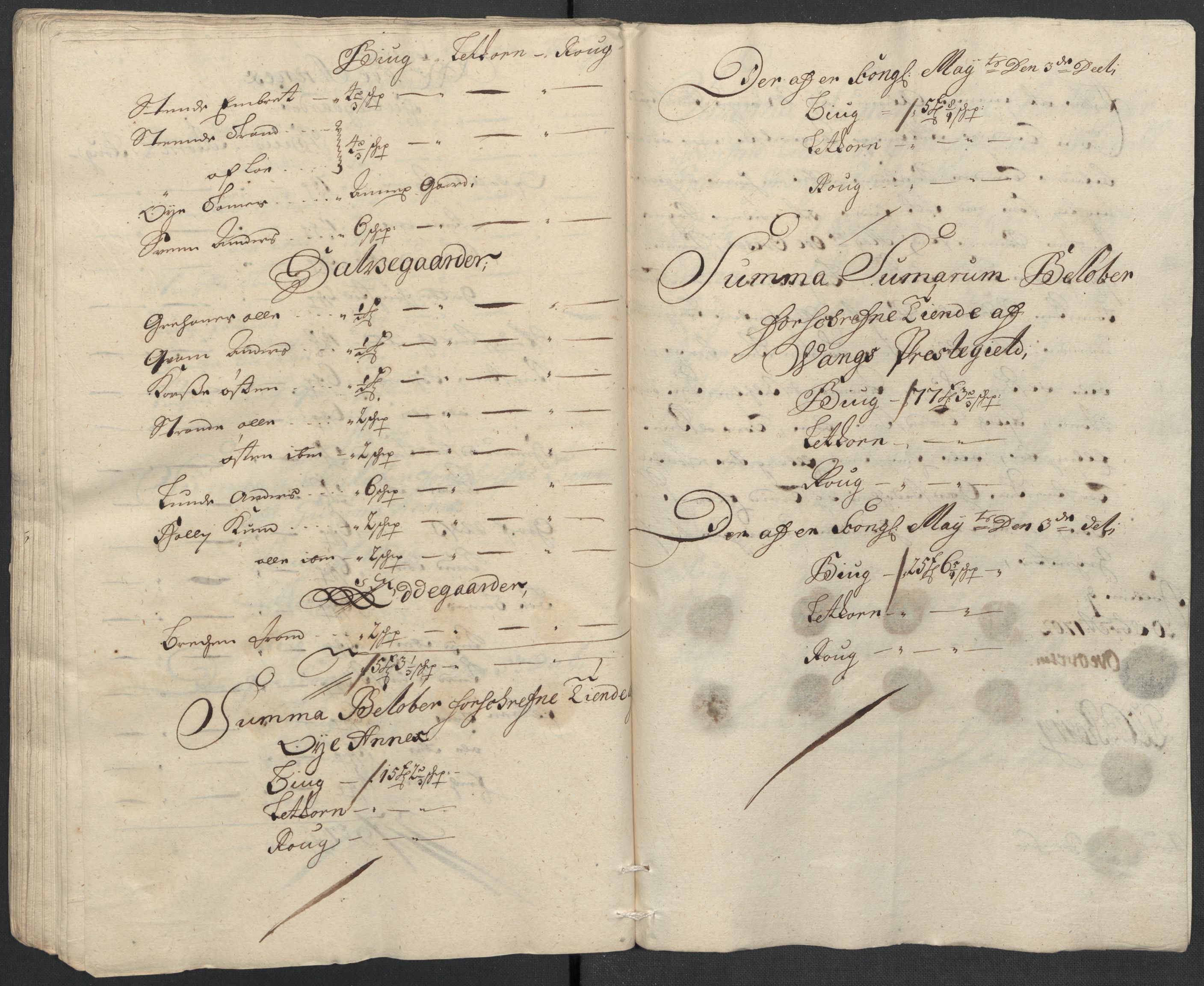 Rentekammeret inntil 1814, Reviderte regnskaper, Fogderegnskap, AV/RA-EA-4092/R18/L1300: Fogderegnskap Hadeland, Toten og Valdres, 1702, p. 263