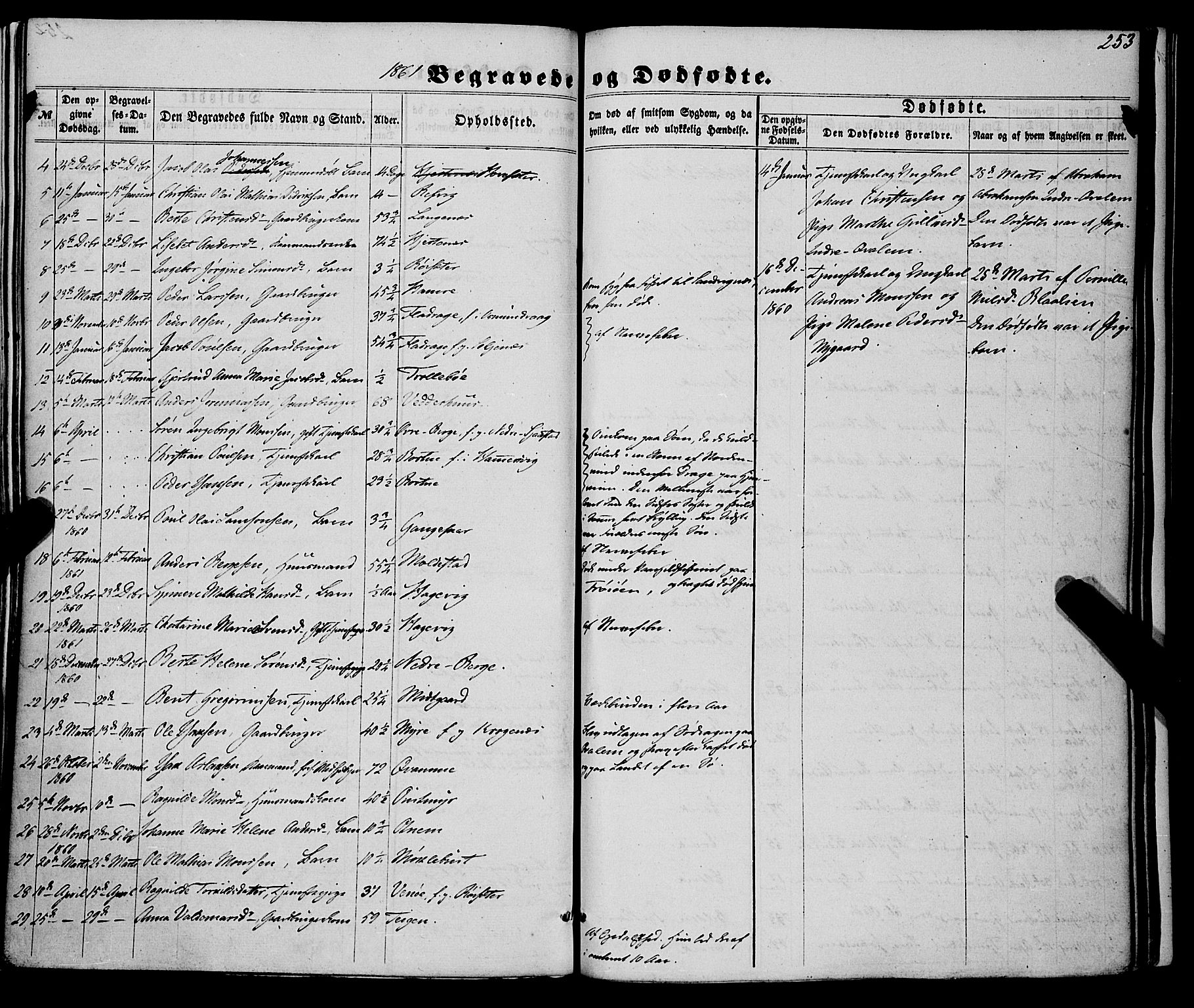 Selje sokneprestembete, SAB/A-99938/H/Ha/Haa/Haaa: Parish register (official) no. A 11, 1858-1870, p. 253