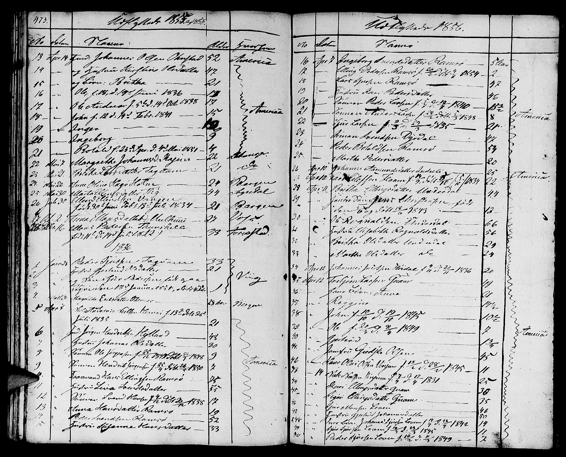 Aurland sokneprestembete, SAB/A-99937/H/Ha/Haa/L0006: Parish register (official) no. A 6, 1821-1859, p. 473