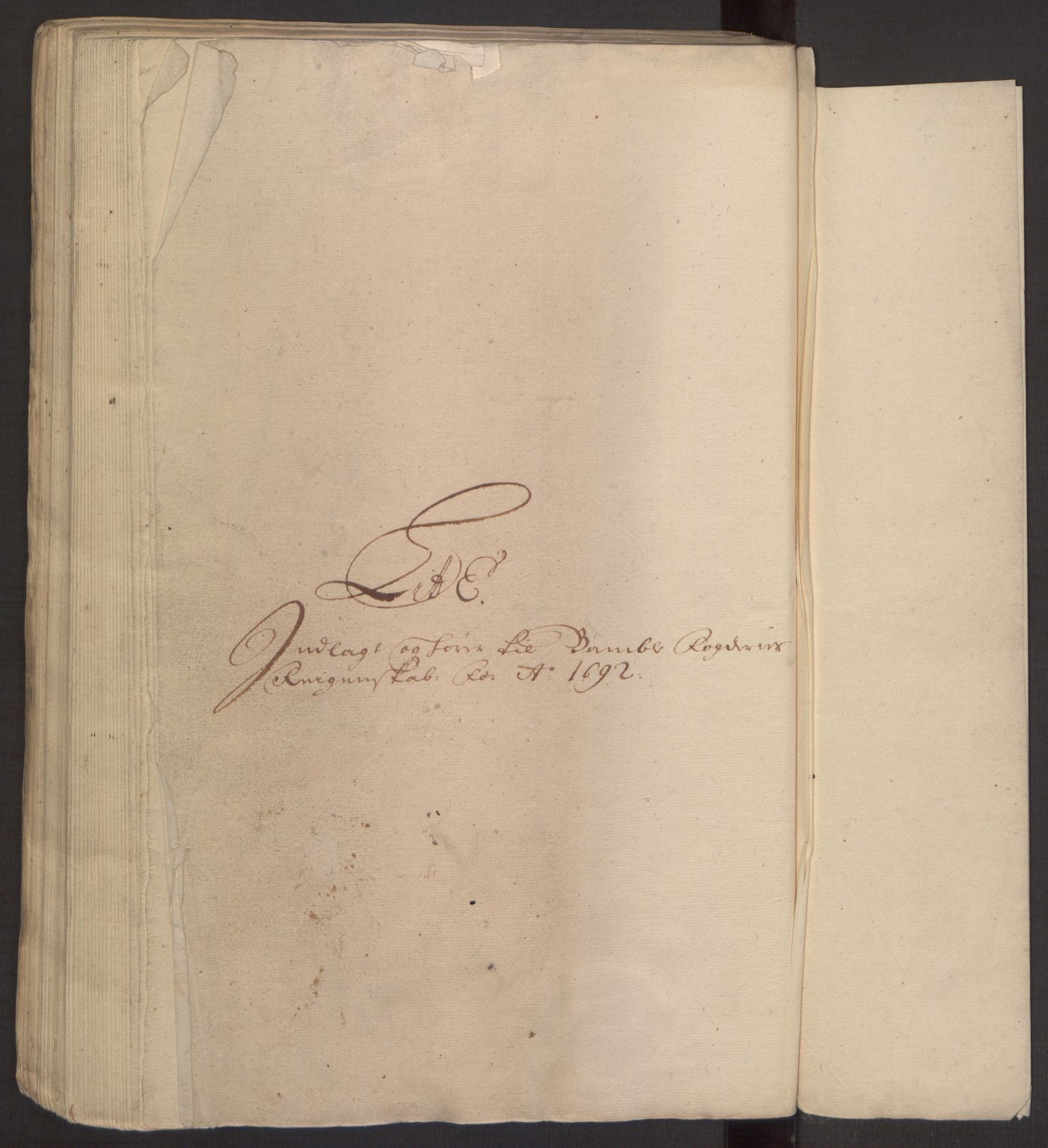Rentekammeret inntil 1814, Reviderte regnskaper, Fogderegnskap, RA/EA-4092/R34/L2052: Fogderegnskap Bamble, 1692-1693, p. 151