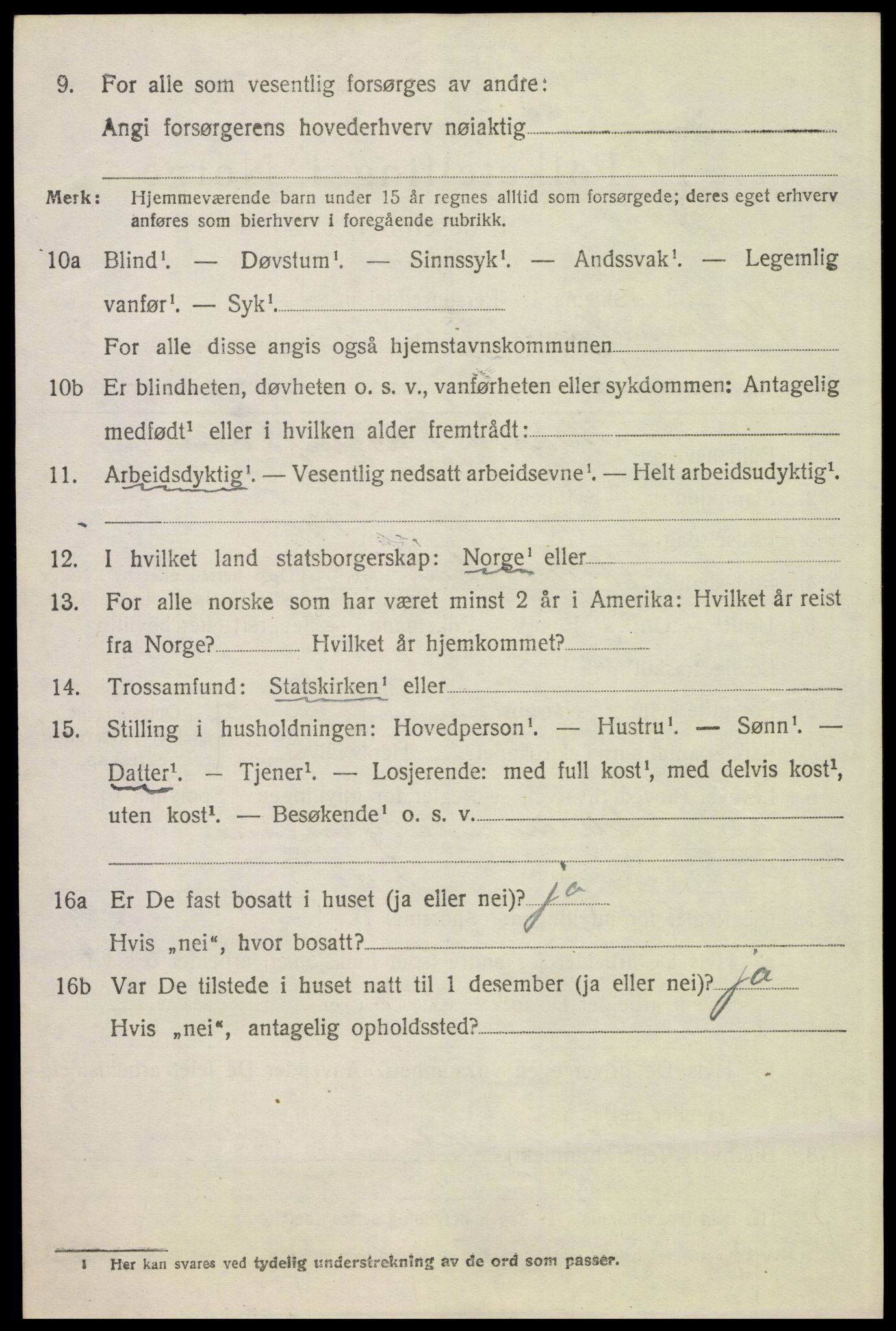 SAH, 1920 census for Eidskog, 1920, p. 3016