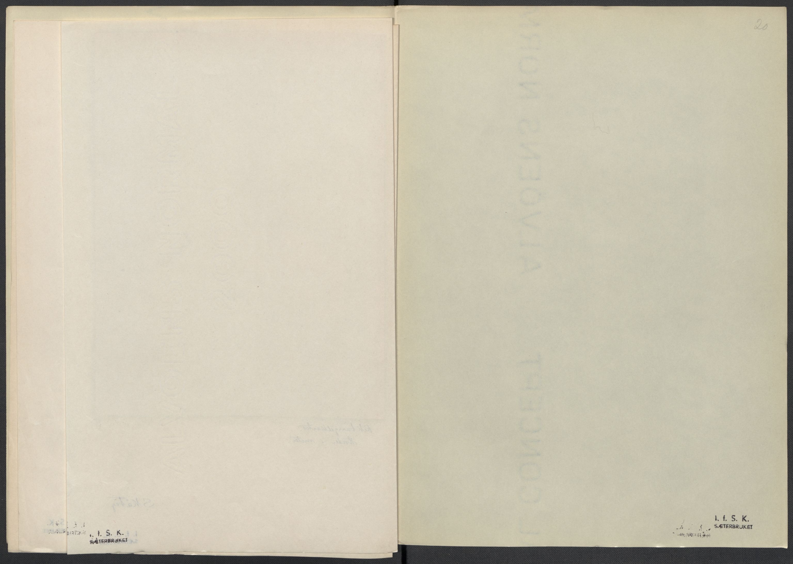 Instituttet for sammenlignende kulturforskning, AV/RA-PA-0424/F/Fc/L0007/0001: Eske B7: / Telemark (perm XVI), 1934-1936, p. 20