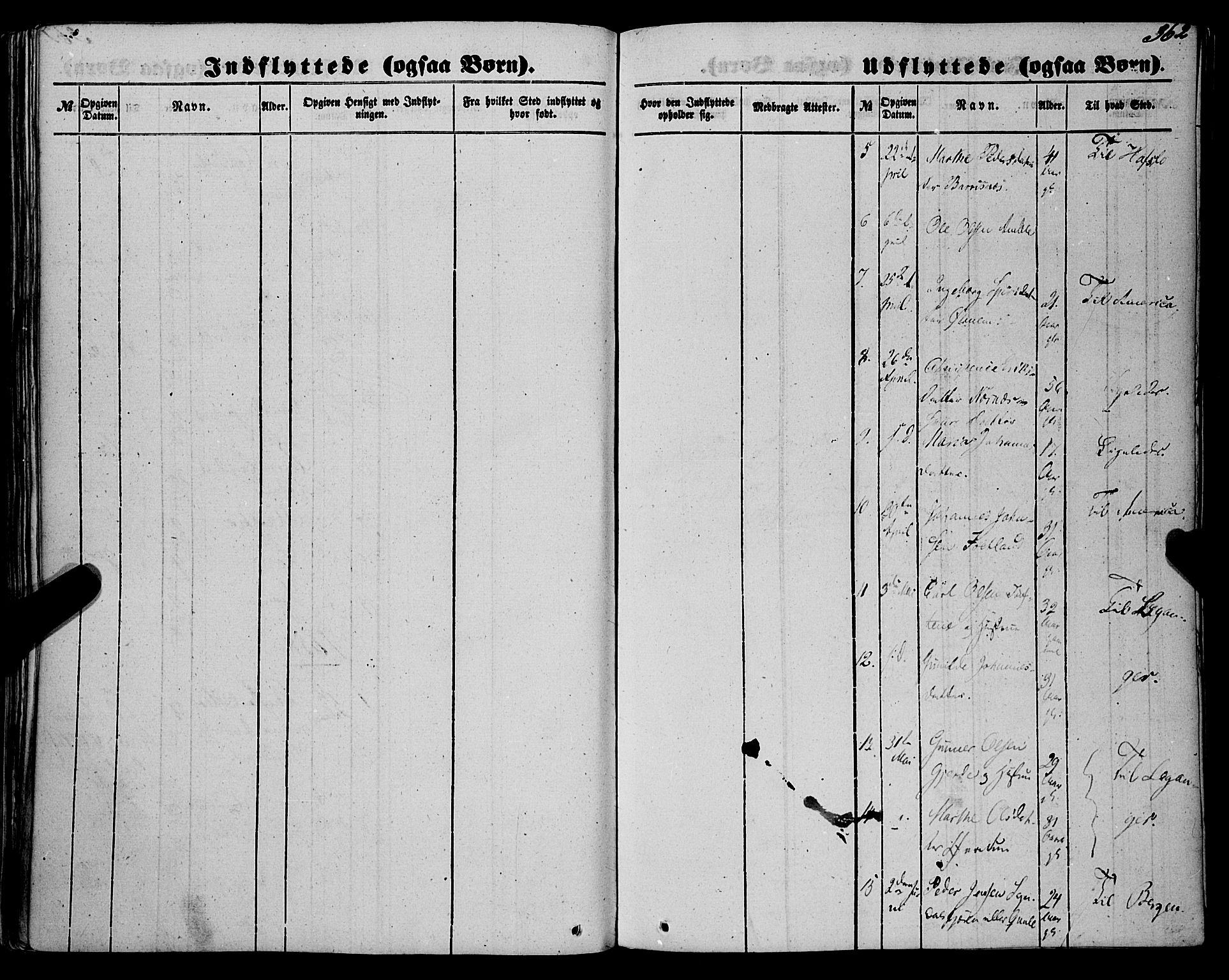 Sogndal sokneprestembete, AV/SAB-A-81301/H/Haa/Haaa/L0012II: Parish register (official) no. A 12II, 1847-1877, p. 362