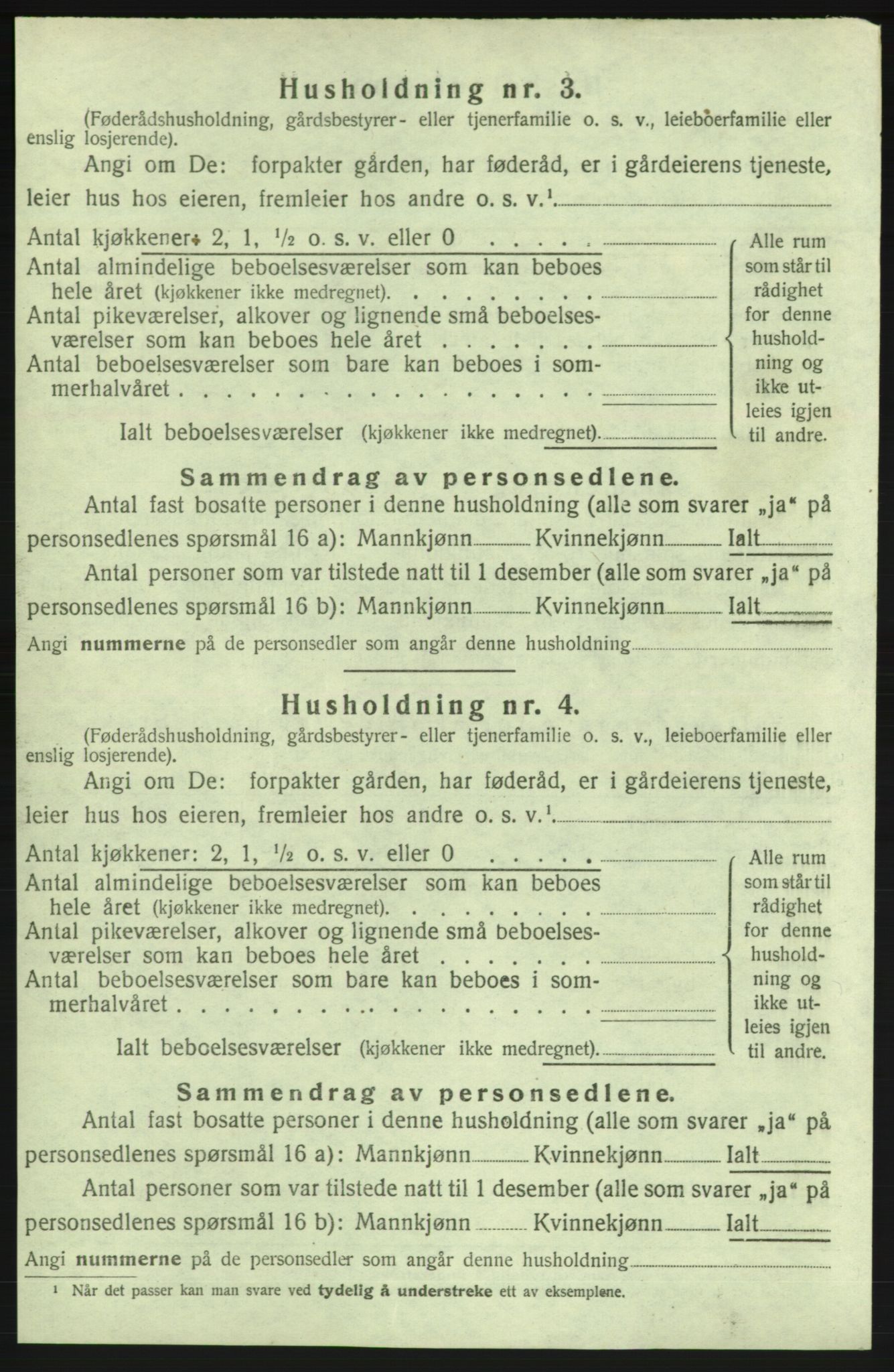 SAB, 1920 census for Kvinnherad, 1920, p. 3283