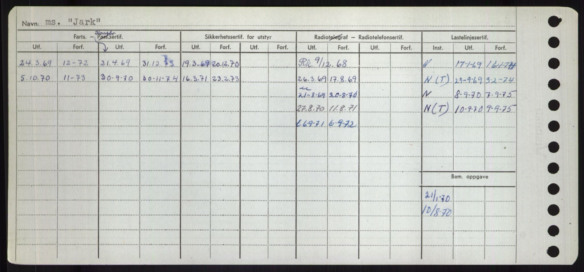 Sjøfartsdirektoratet med forløpere, Skipsmålingen, AV/RA-S-1627/H/Hd/L0019: Fartøy, J, p. 234