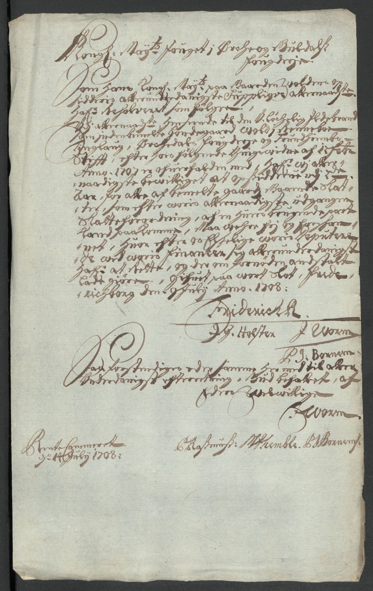 Rentekammeret inntil 1814, Reviderte regnskaper, Fogderegnskap, RA/EA-4092/R60/L3959: Fogderegnskap Orkdal og Gauldal, 1709, p. 359