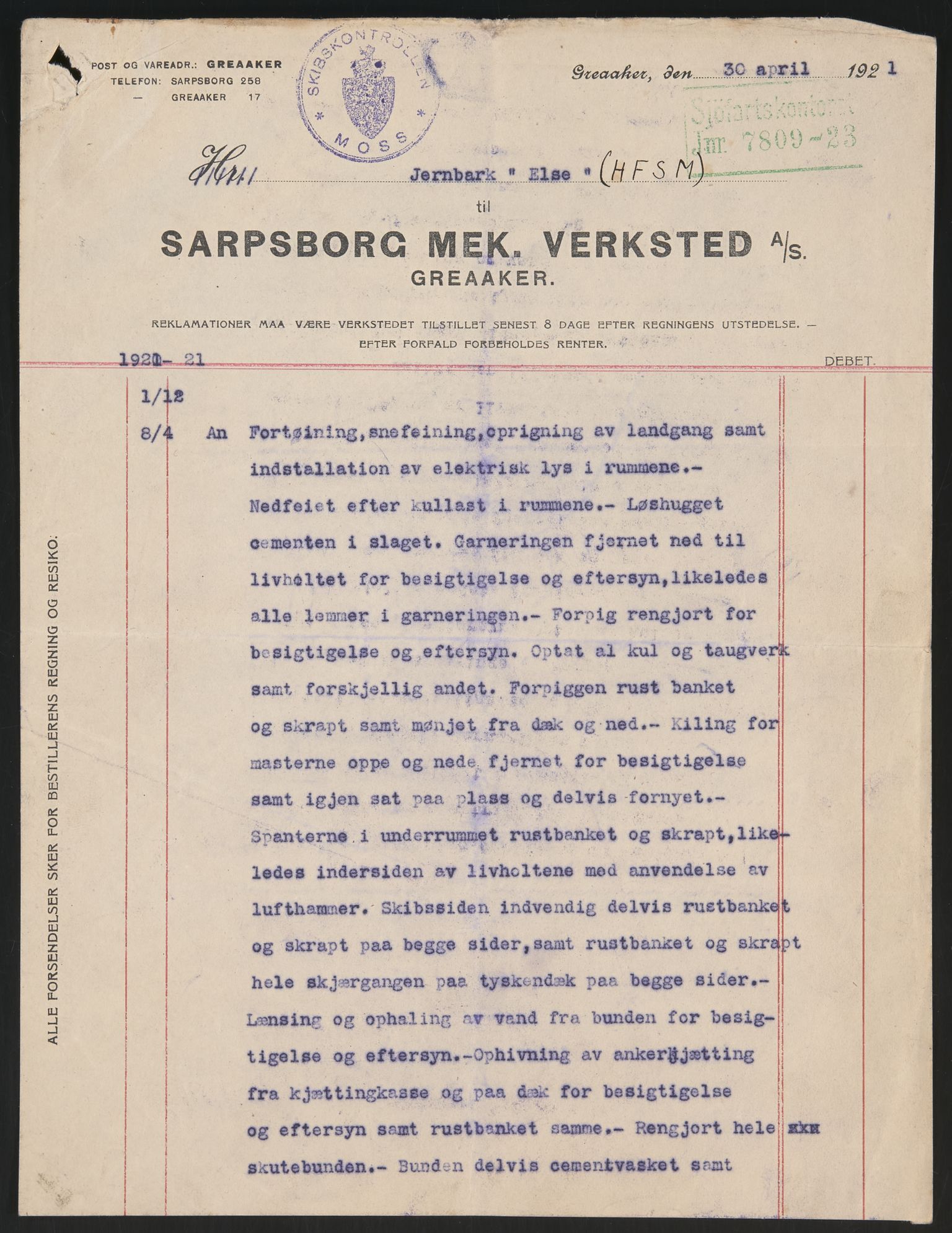 Sjøfartsdirektoratet med forløpere, skipsmapper slettede skip, AV/RA-S-4998/F/Fa/L0292: --, 1869-1930, p. 478