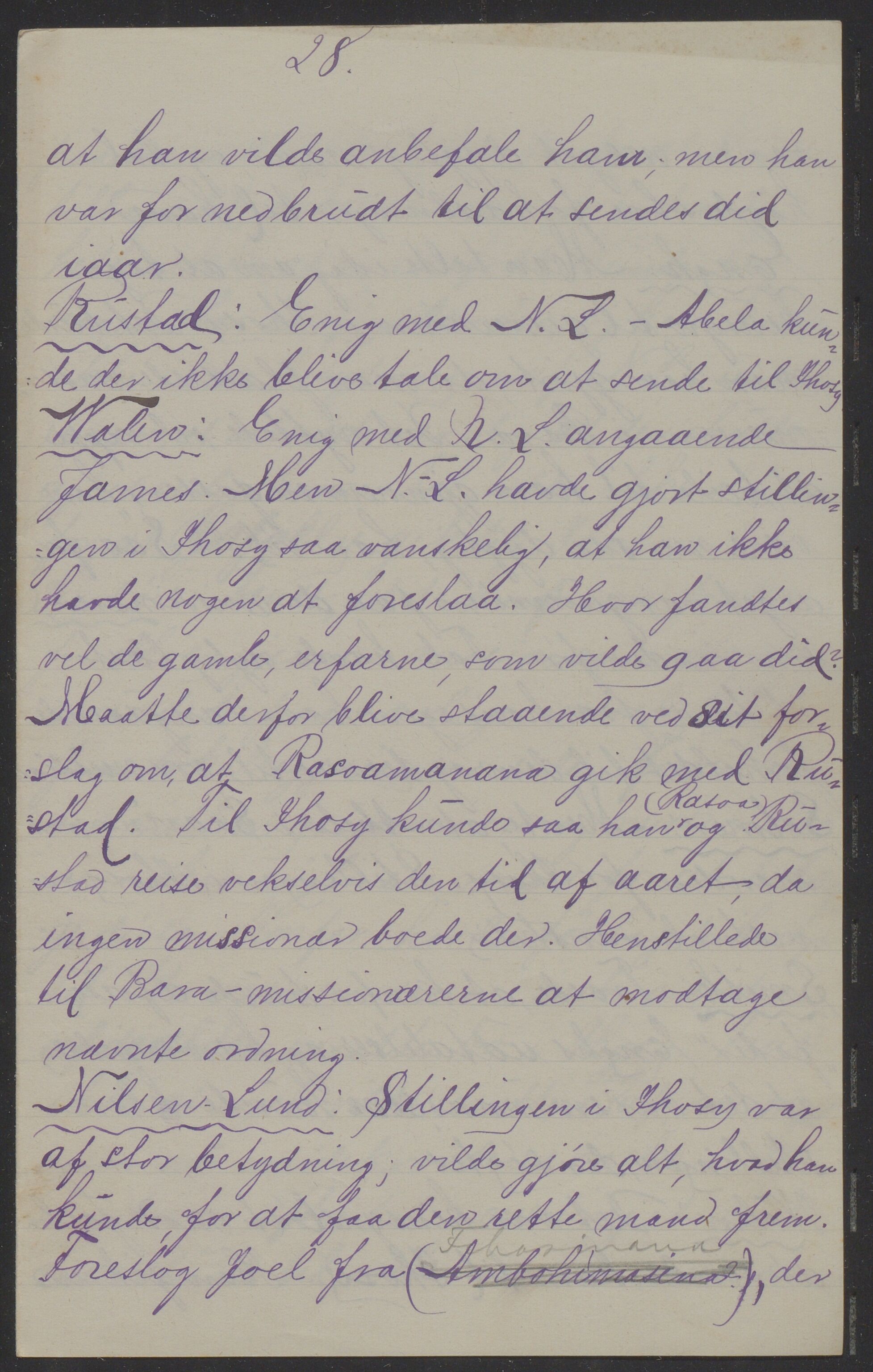 Det Norske Misjonsselskap - hovedadministrasjonen, VID/MA-A-1045/D/Da/Daa/L0039/0007: Konferansereferat og årsberetninger / Konferansereferat fra Madagaskar Innland., 1893