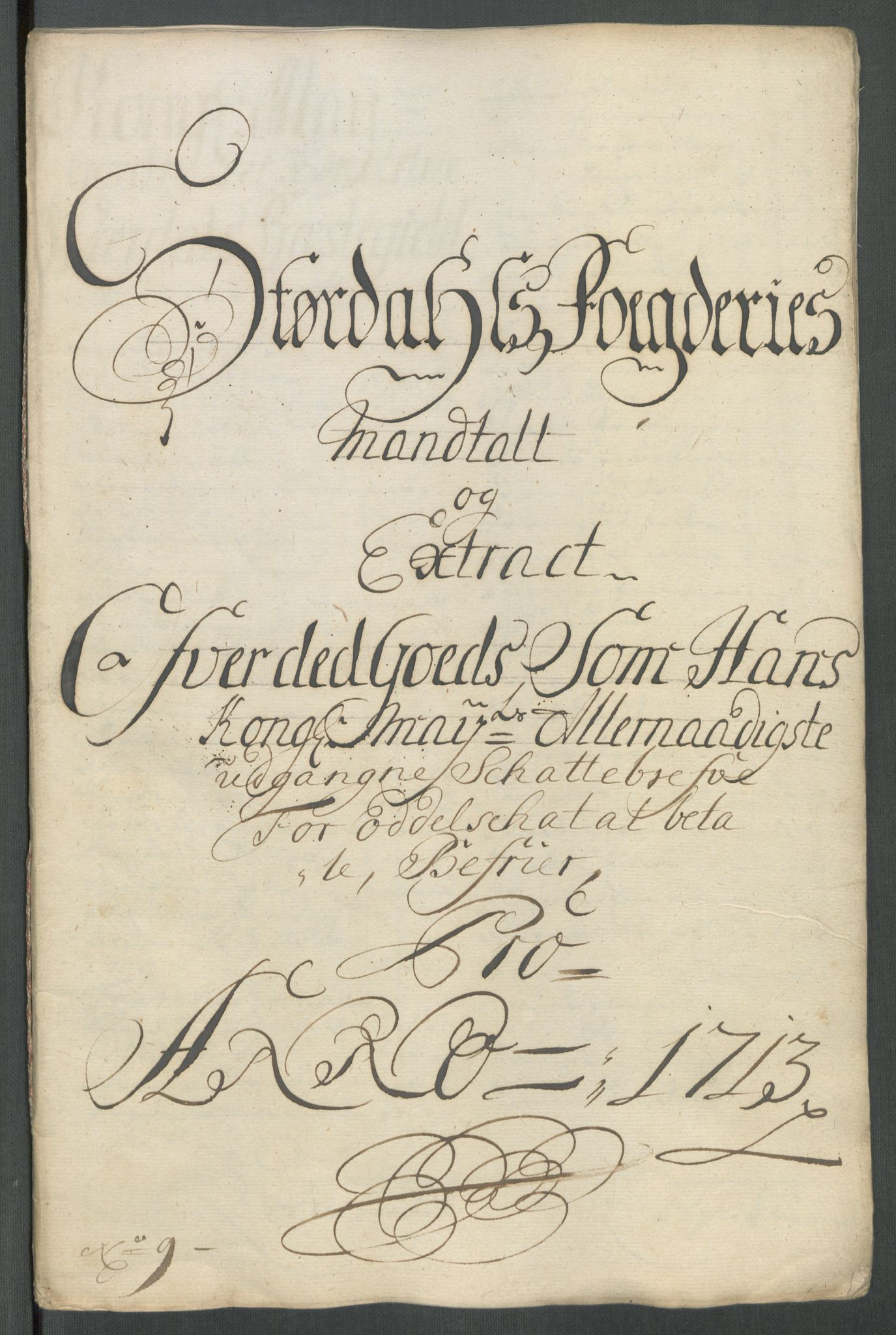 Rentekammeret inntil 1814, Reviderte regnskaper, Fogderegnskap, AV/RA-EA-4092/R62/L4203: Fogderegnskap Stjørdal og Verdal, 1713, p. 271