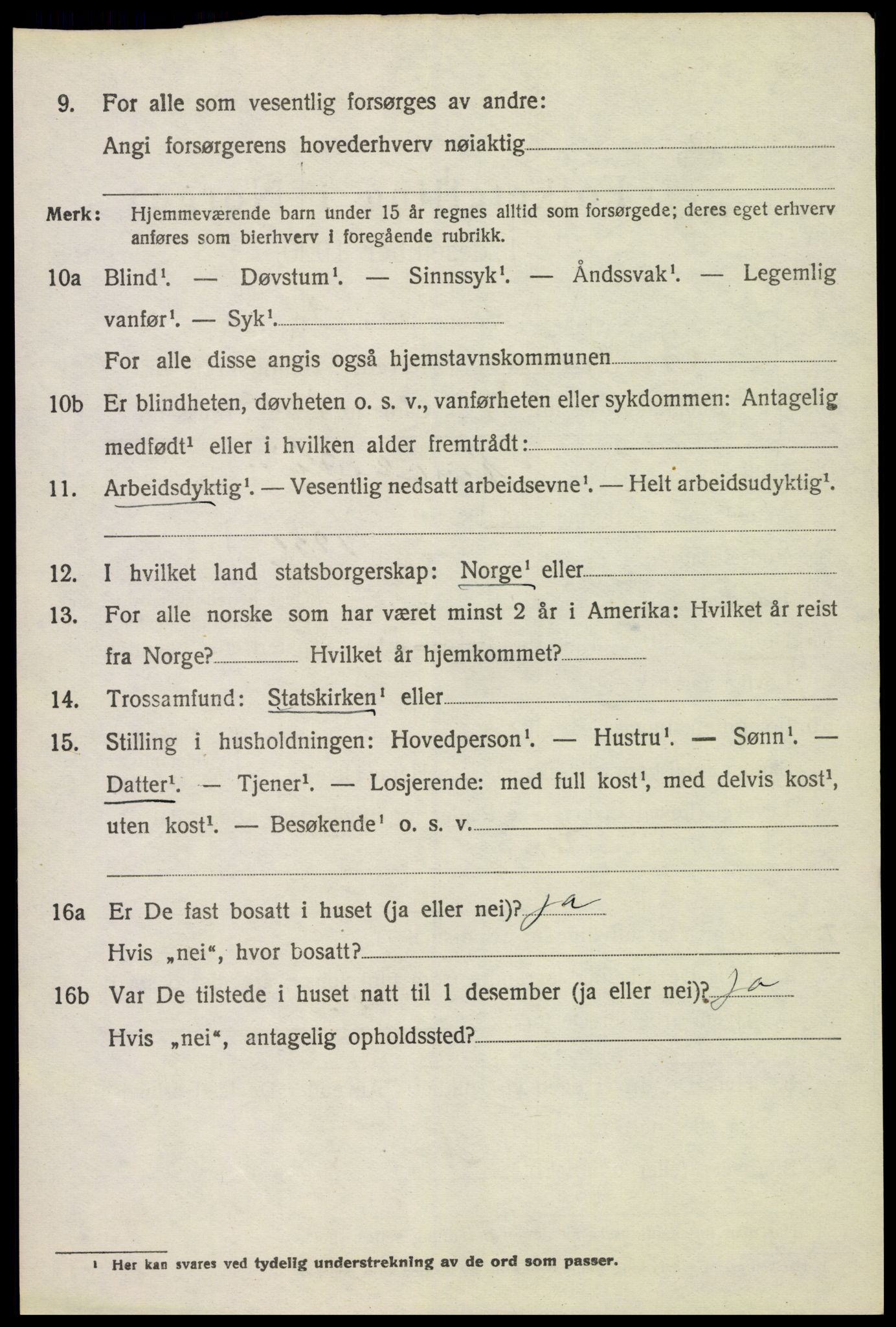 SAH, 1920 census for Nes (Hedmark), 1920, p. 8271