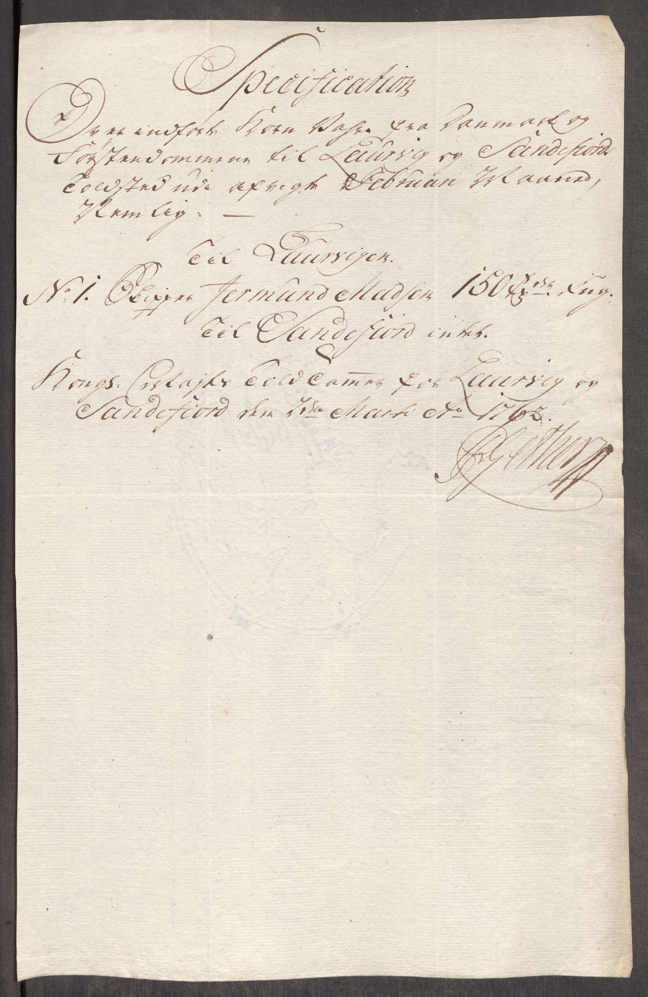 Rentekammeret inntil 1814, Realistisk ordnet avdeling, RA/EA-4070/Oe/L0007: [Ø1]: Priskuranter, 1761-1763, p. 422