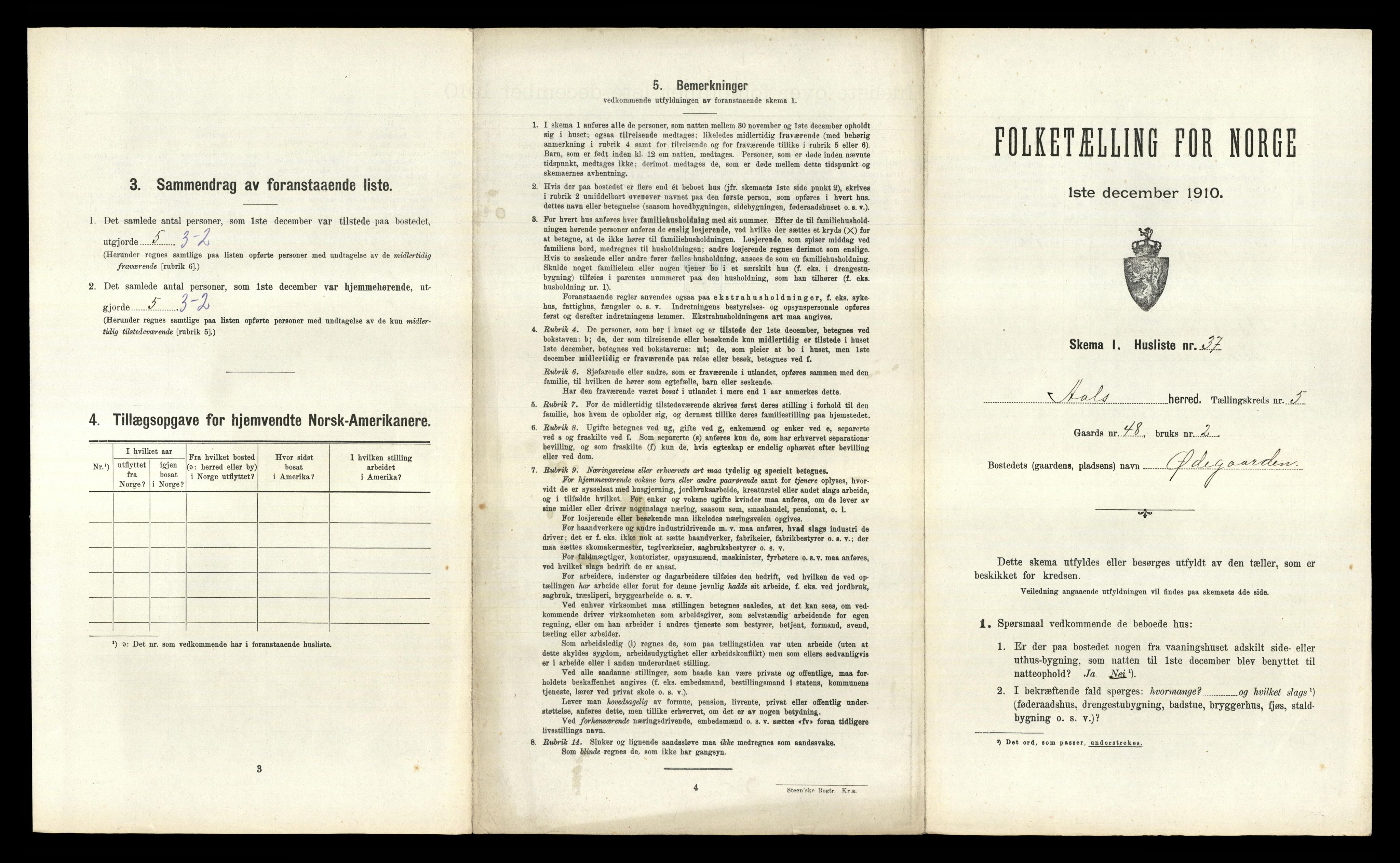 RA, 1910 census for Ål, 1910, p. 571