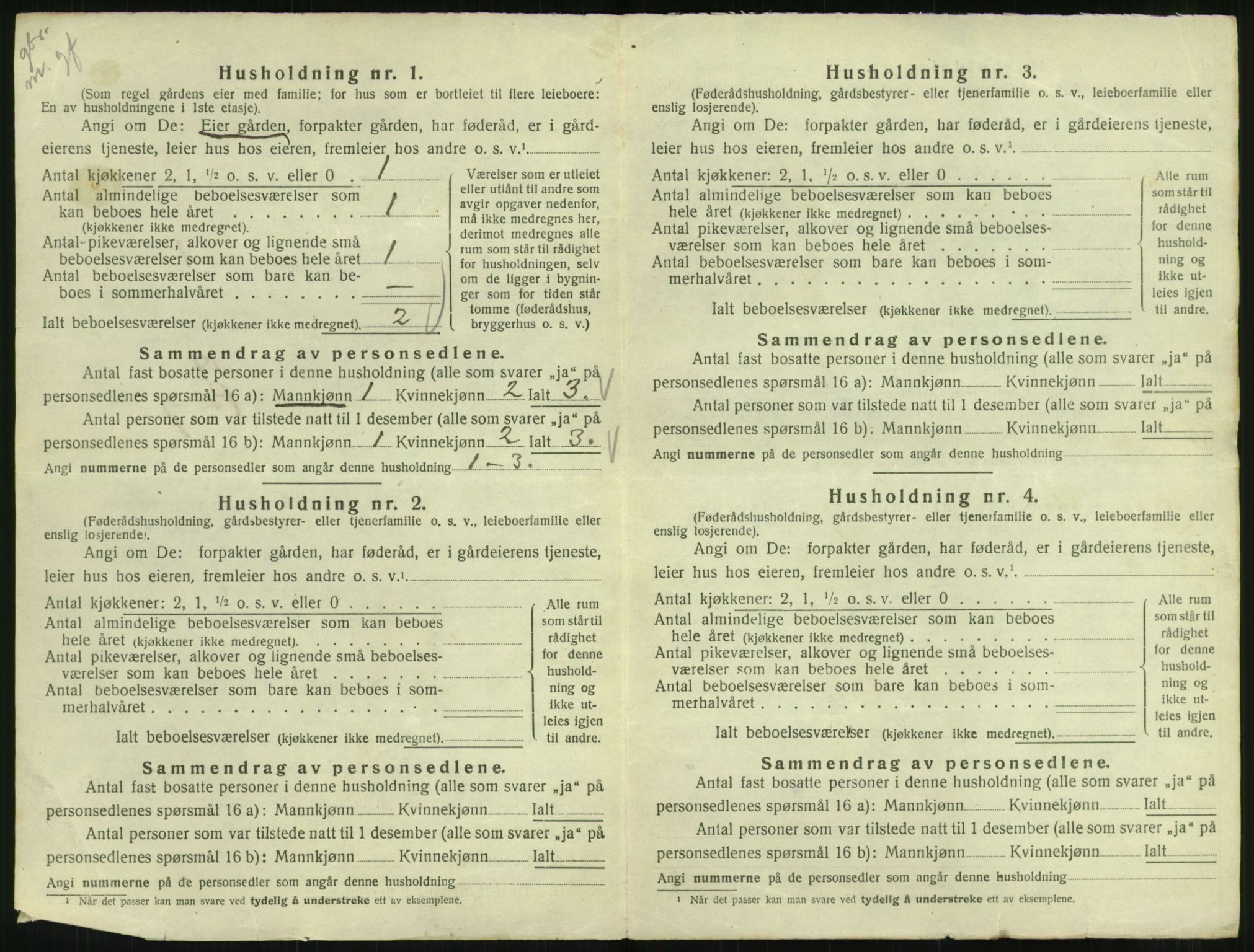 SAT, 1920 census for Ankenes, 1920, p. 78