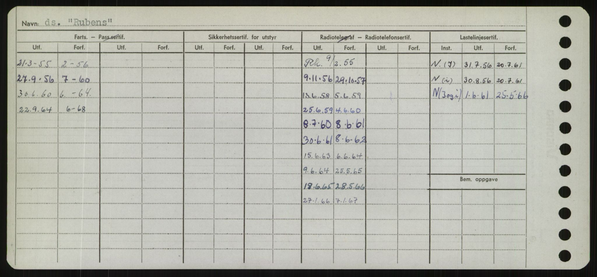 Sjøfartsdirektoratet med forløpere, Skipsmålingen, AV/RA-S-1627/H/Hd/L0031: Fartøy, Rju-Sam, p. 268