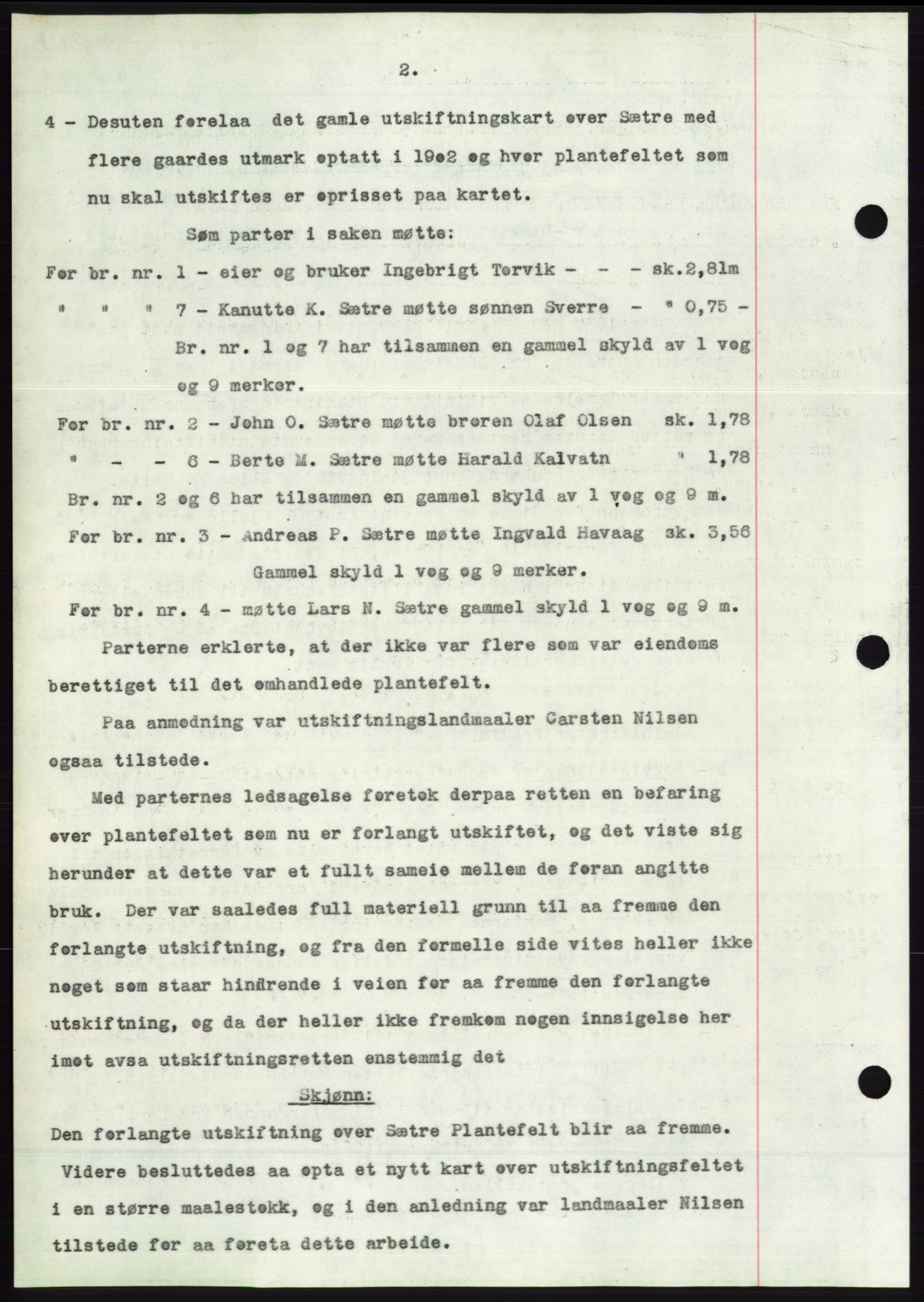 Søre Sunnmøre sorenskriveri, SAT/A-4122/1/2/2C/L0062: Mortgage book no. 56, 1936-1937, Diary no: : 64/1937