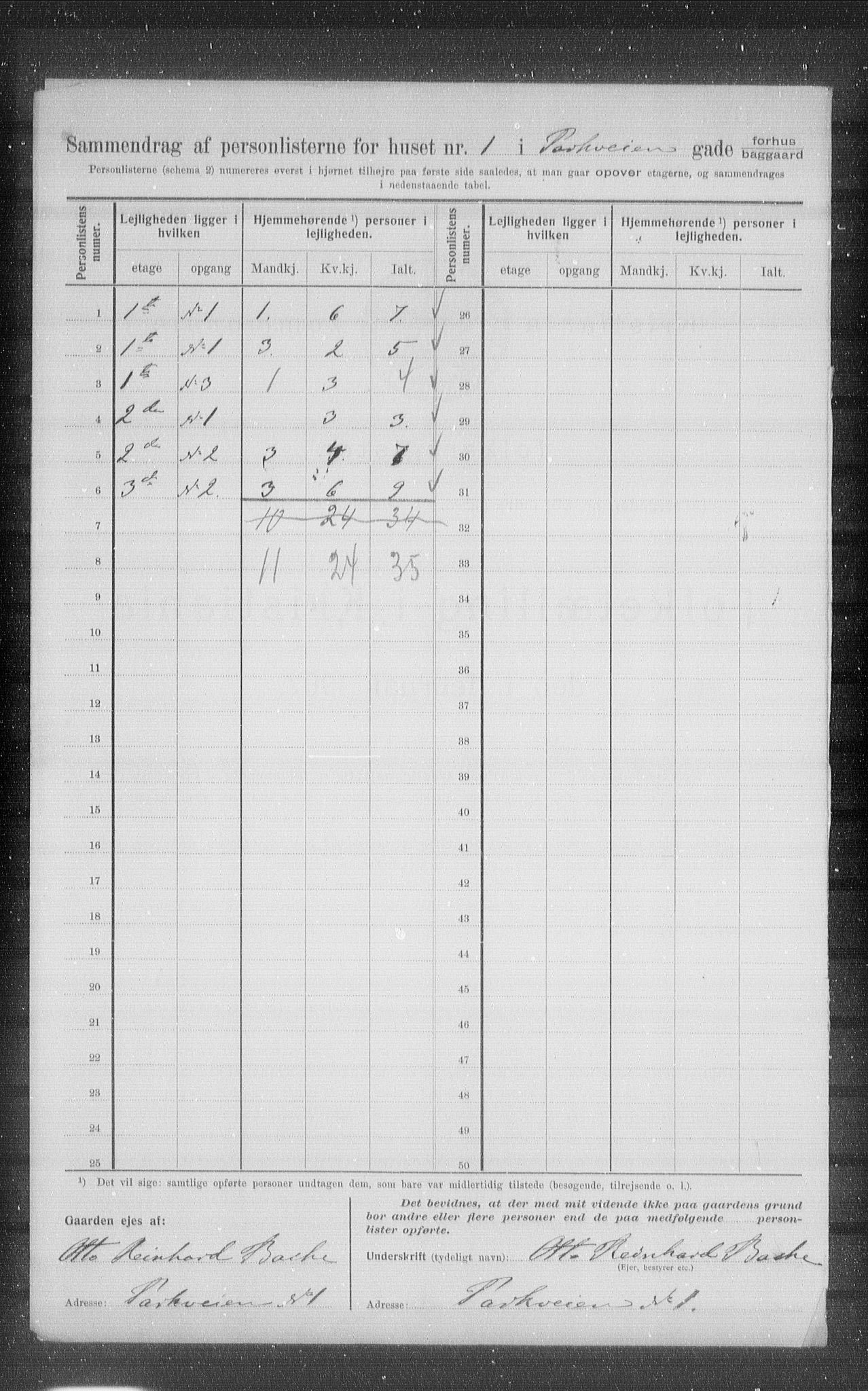 OBA, Municipal Census 1907 for Kristiania, 1907, p. 39804