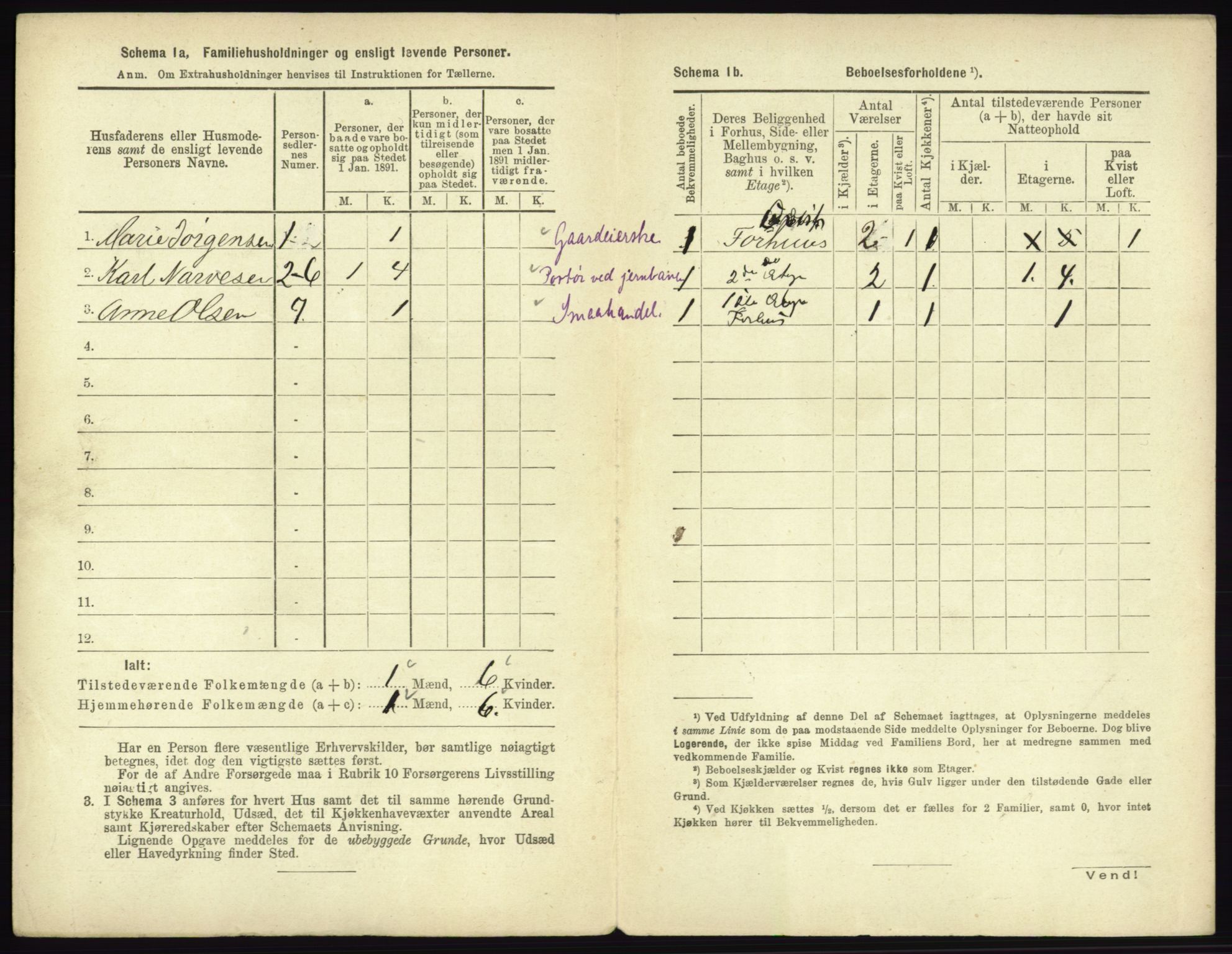 RA, 1891 census for 0602 Drammen, 1891, p. 2236