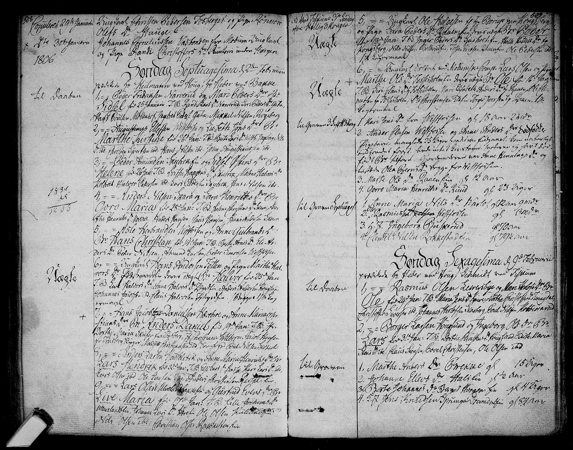 Eiker kirkebøker, AV/SAKO-A-4/F/Fa/L0009: Parish register (official) no. I 9, 1789-1806, p. 508-509