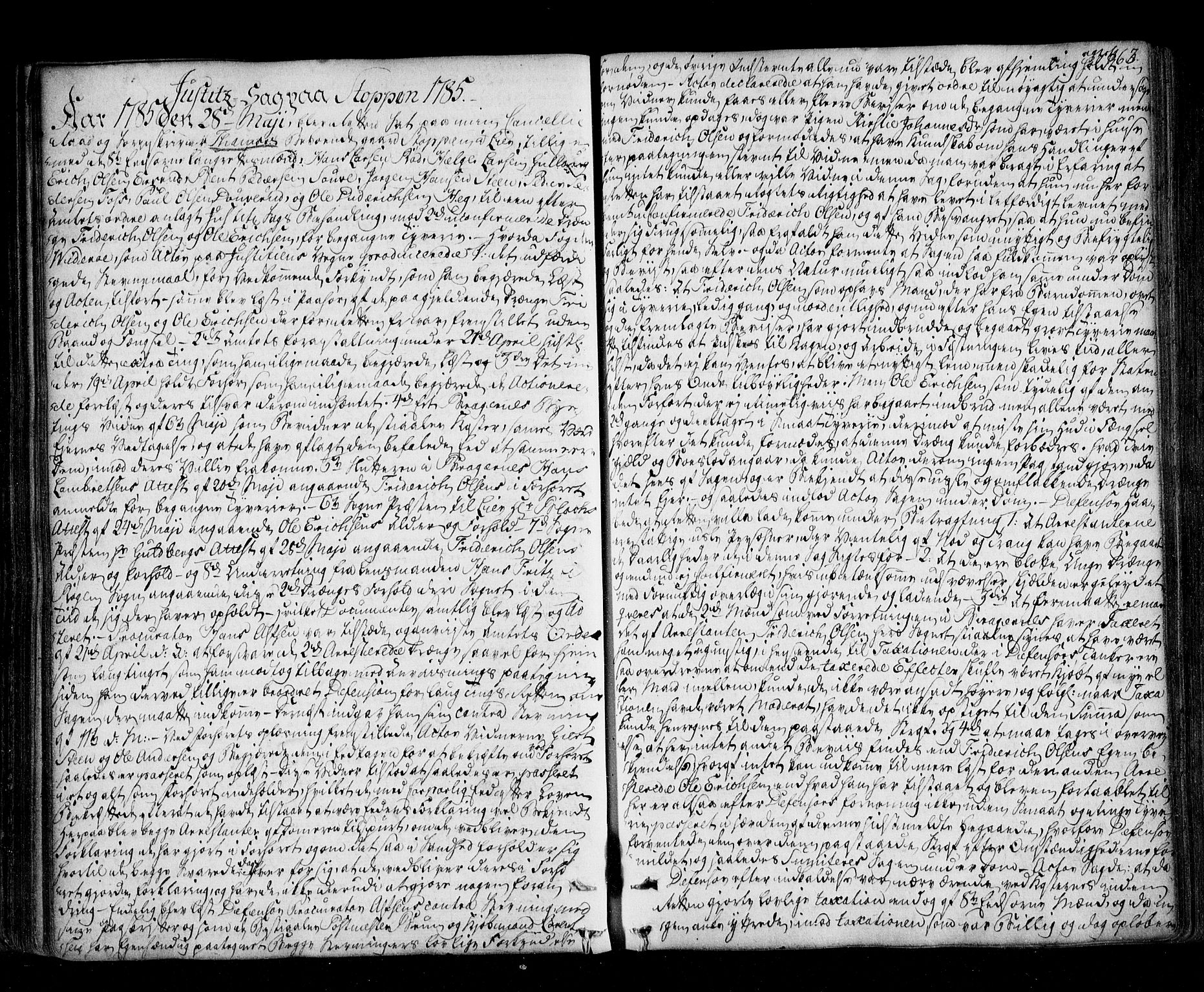 Lier, Røyken og Hurum sorenskriveri, AV/SAKO-A-89/F/Fa/L0058: Tingbok, 1782-1788, p. 163