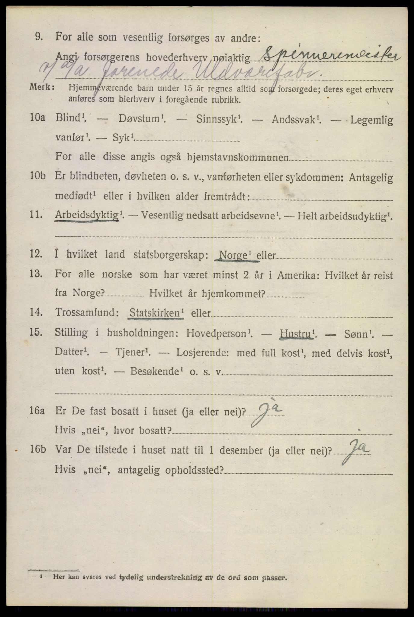 SAKO, 1920 census for Strømm, 1920, p. 3432