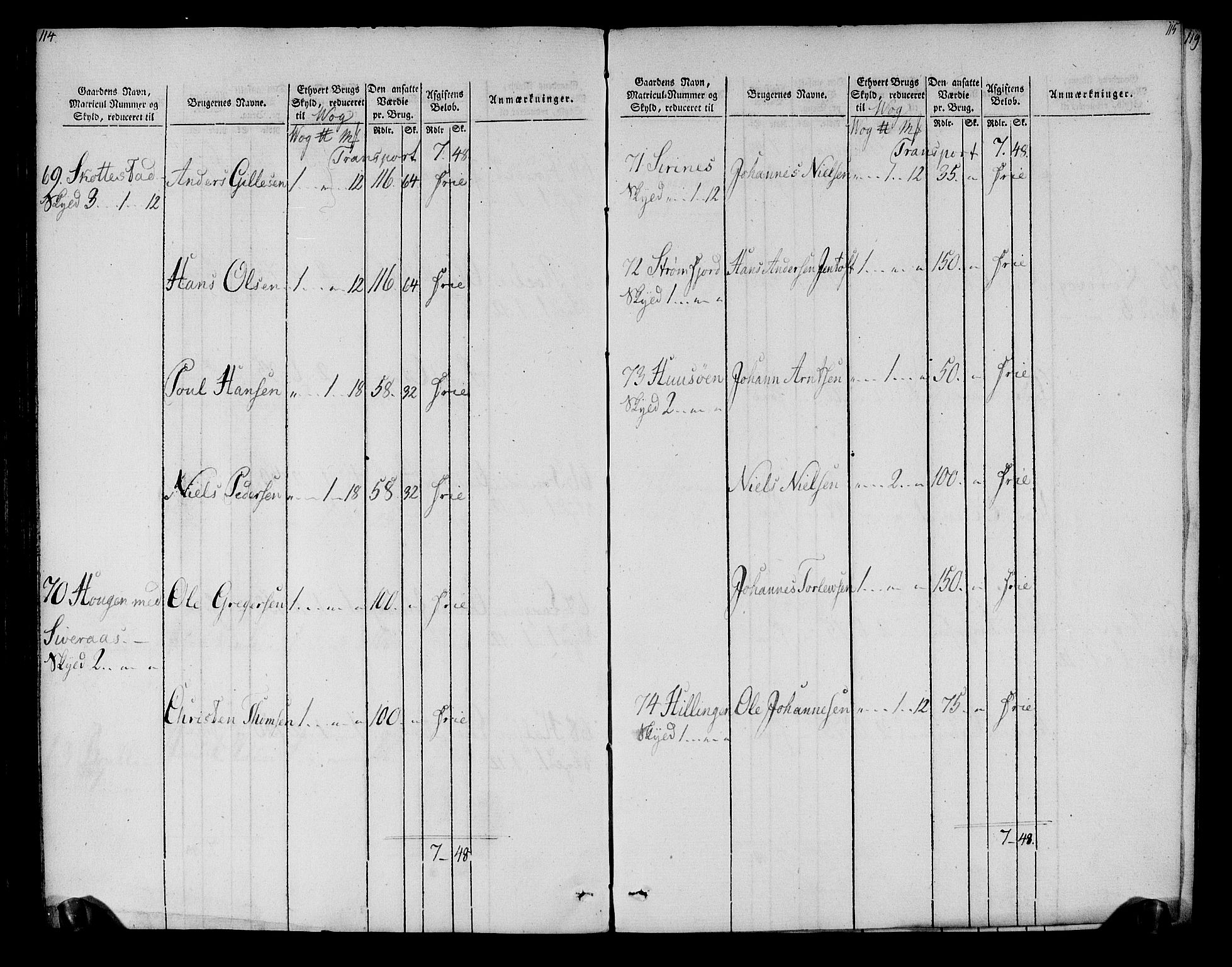 Rentekammeret inntil 1814, Realistisk ordnet avdeling, AV/RA-EA-4070/N/Ne/Nea/L0161: Salten fogderi. Oppebørselsregister, 1803-1804, p. 59