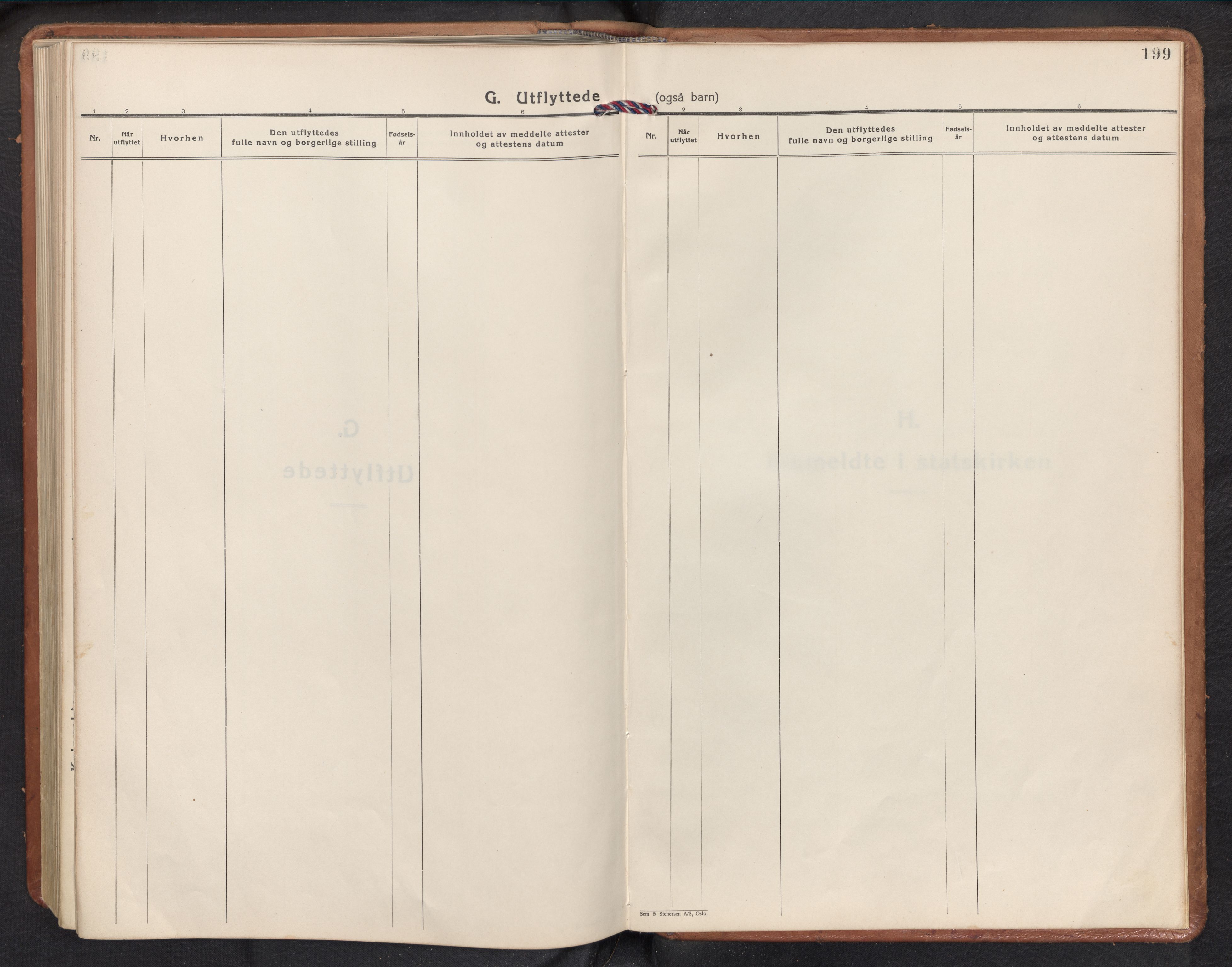 Aurland sokneprestembete, AV/SAB-A-99937/H/Hb/Hbb/L0003: Parish register (copy) no. B 3, 1929-1972, p. 198b-199a