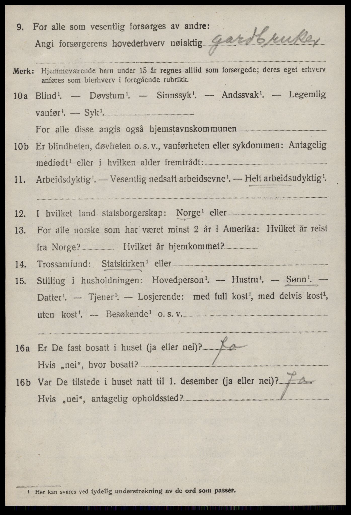 SAT, 1920 census for Fræna, 1920, p. 4504
