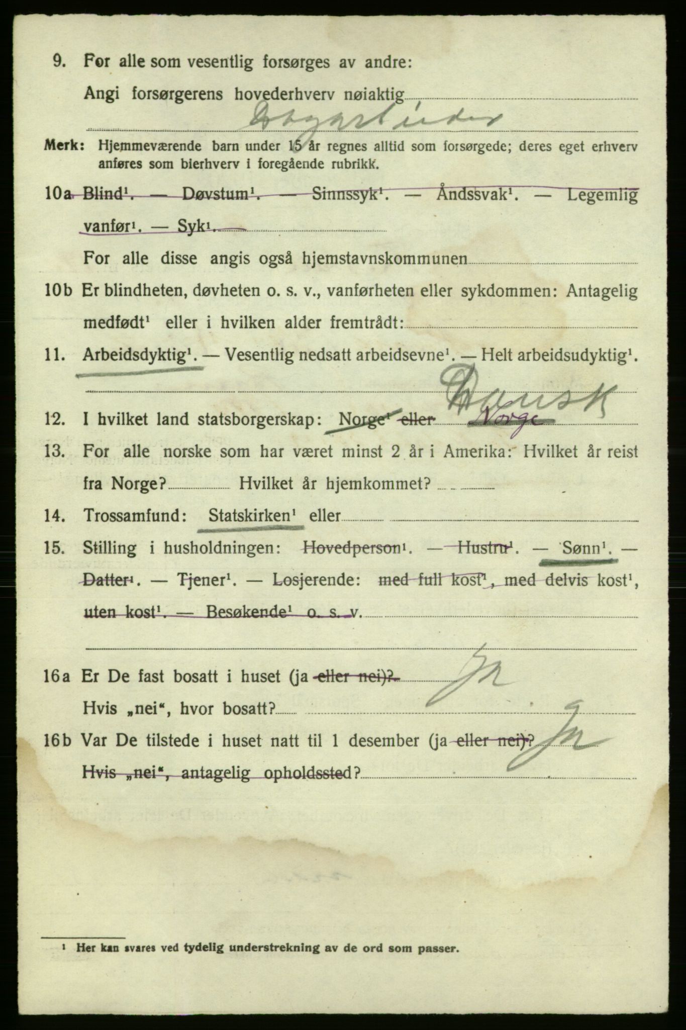 SAO, 1920 census for Fredrikstad, 1920, p. 34034