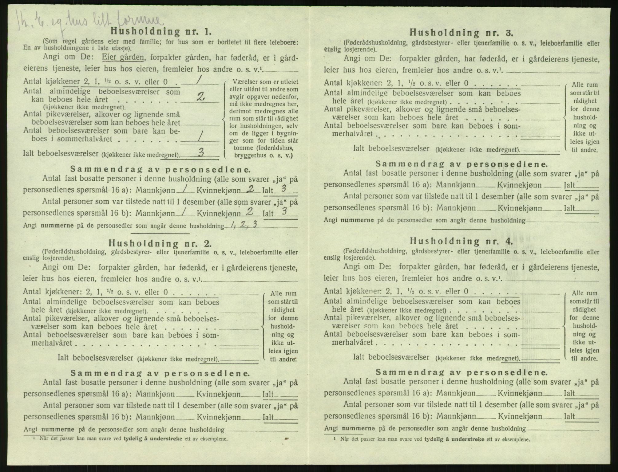 SAK, 1920 census for Søndeled, 1920, p. 560