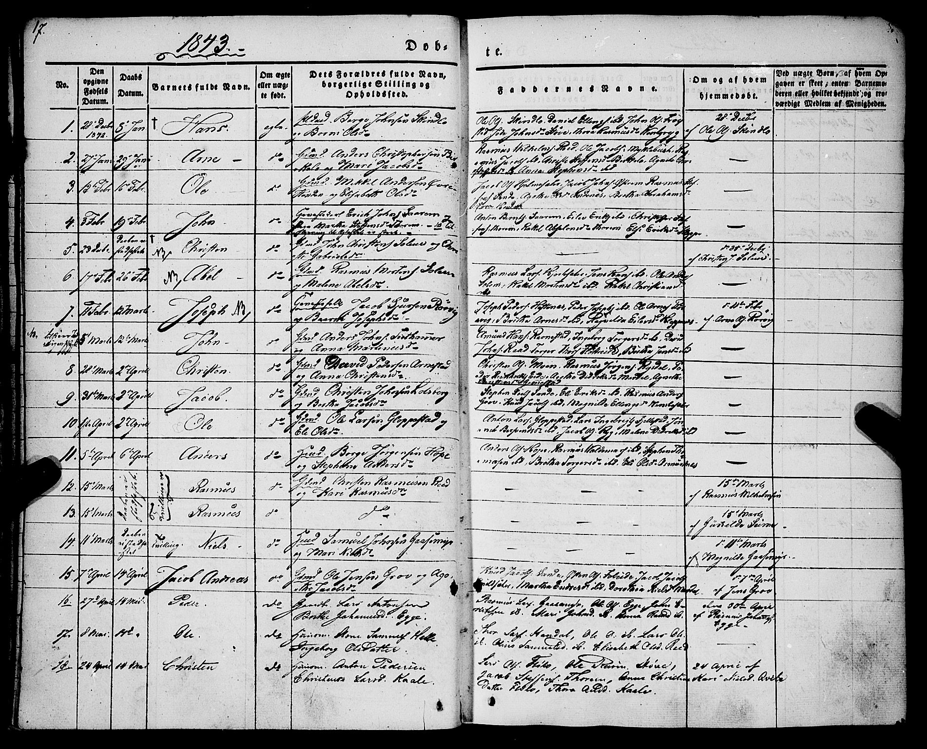 Gloppen sokneprestembete, AV/SAB-A-80101/H/Haa/Haaa/L0008: Parish register (official) no. A 8, 1837-1855, p. 18