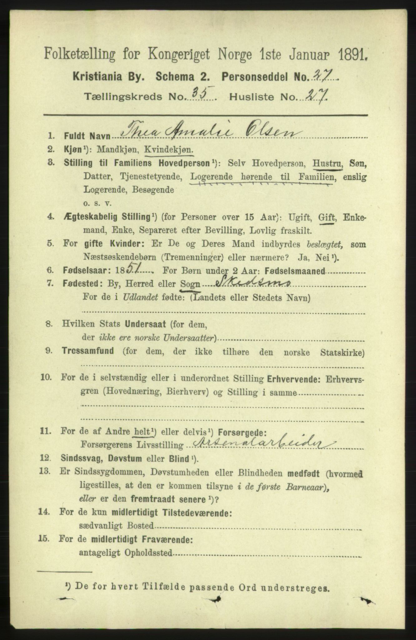 RA, 1891 census for 0301 Kristiania, 1891, p. 19993