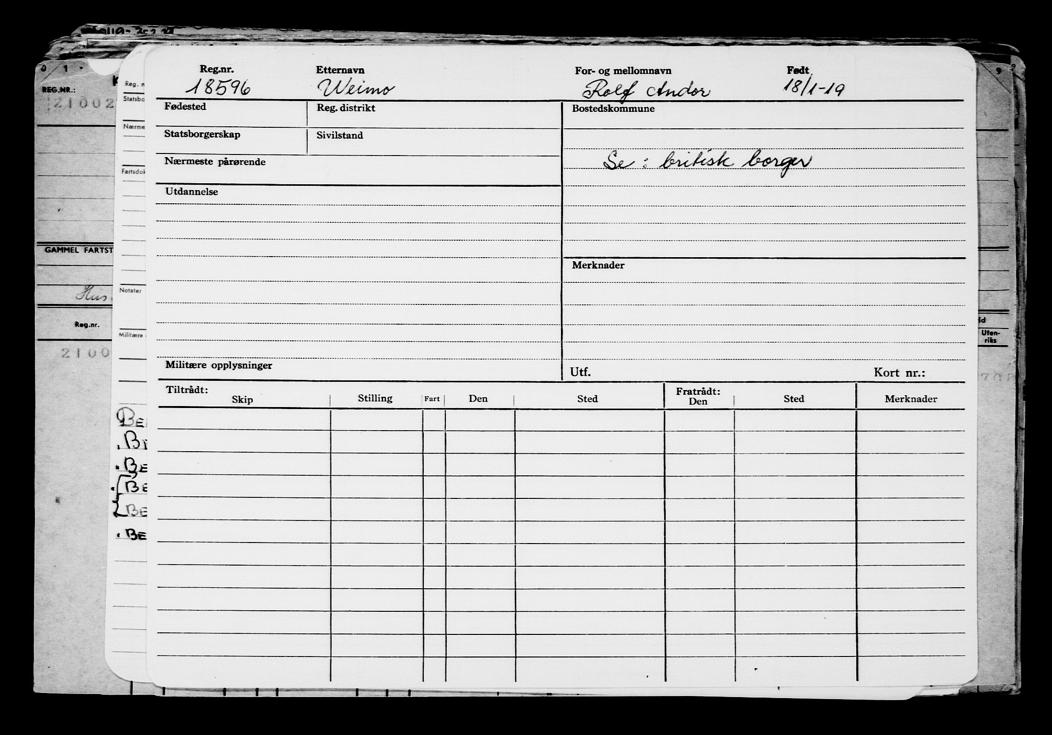 Direktoratet for sjømenn, AV/RA-S-3545/G/Gb/L0165: Hovedkort, 1918-1919, p. 592