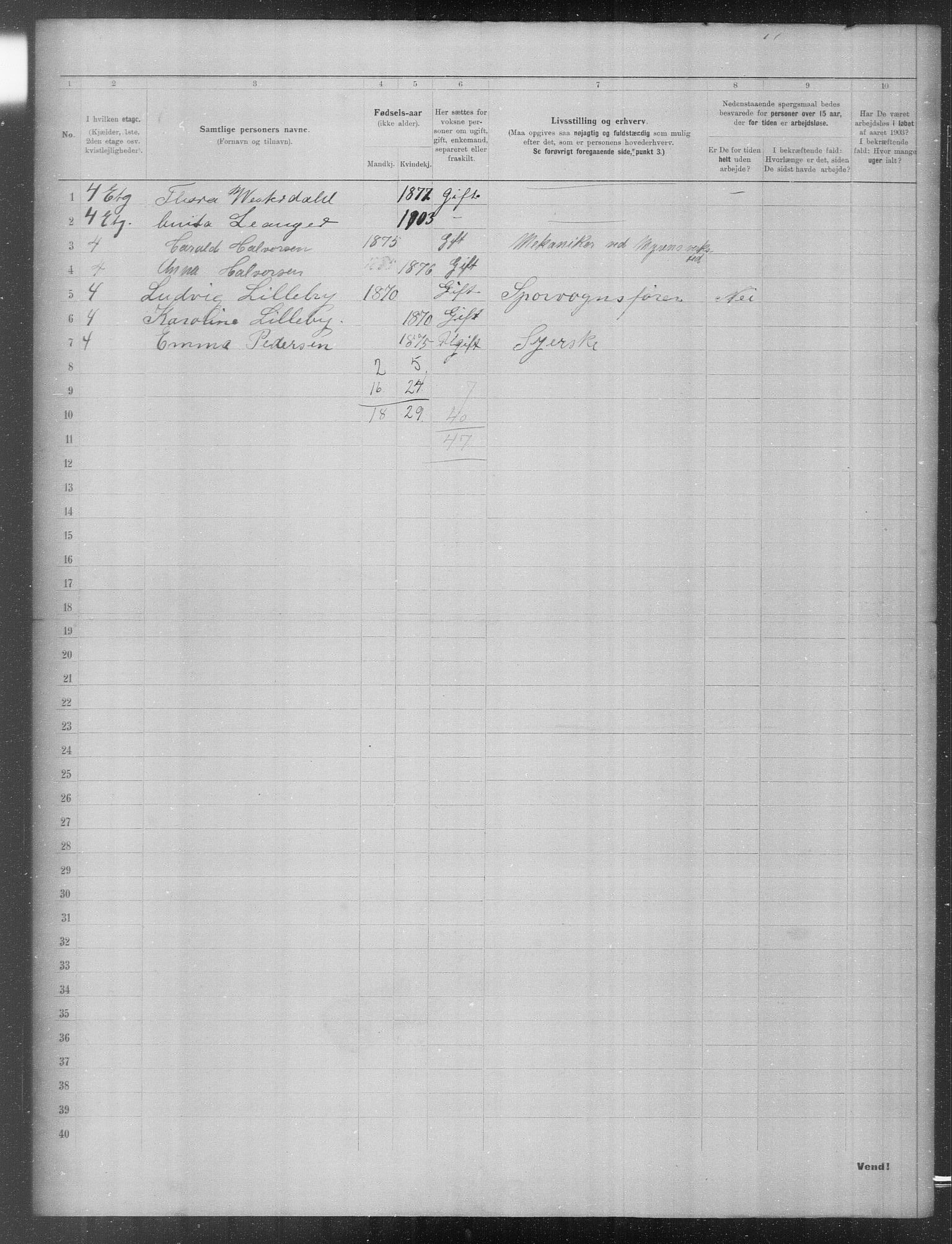 OBA, Municipal Census 1903 for Kristiania, 1903, p. 21550