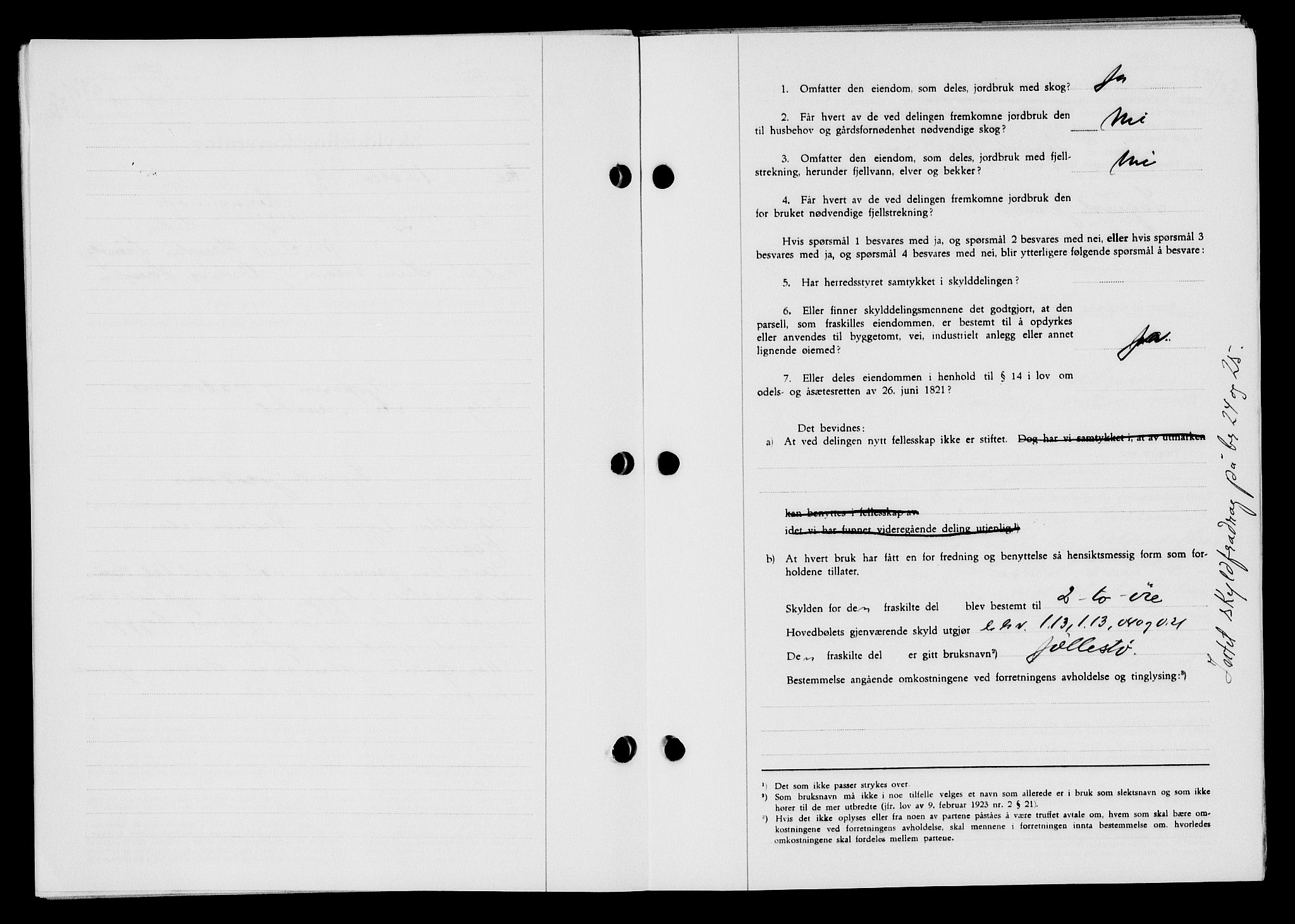 Flekkefjord sorenskriveri, SAK/1221-0001/G/Gb/Gba/L0054: Mortgage book no. A-2, 1937-1938, Diary no: : 587/1937