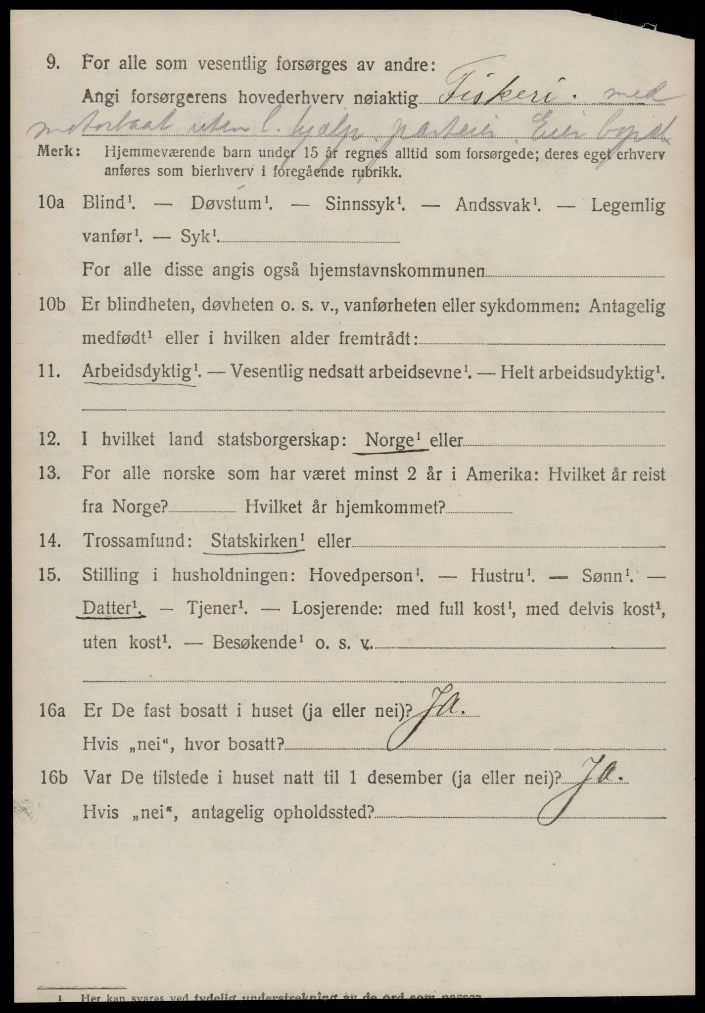 SAT, 1920 census for Haram, 1920, p. 6530