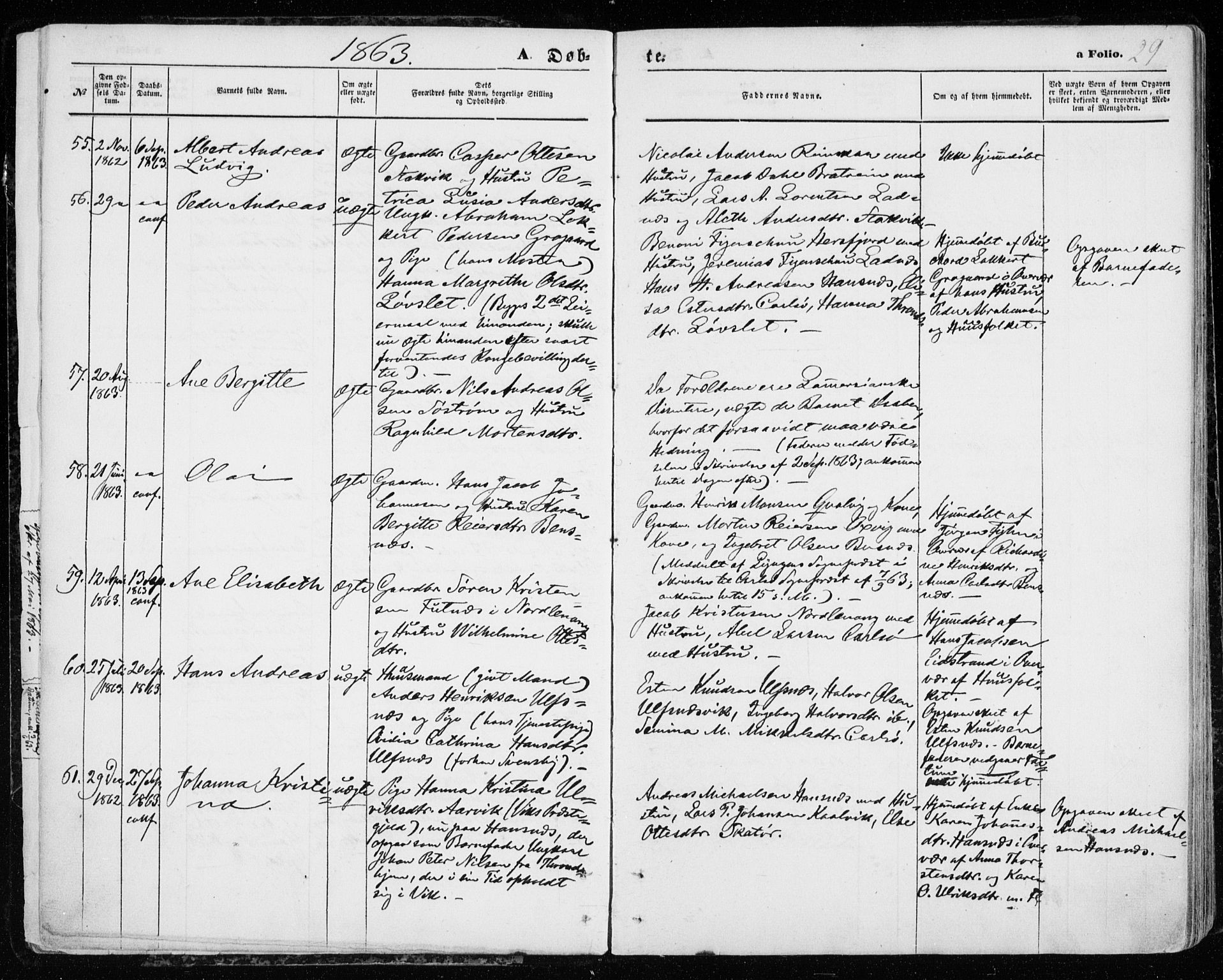 Karlsøy sokneprestembete, SATØ/S-1299/H/Ha/Haa/L0004kirke: Parish register (official) no. 4, 1861-1871, p. 29