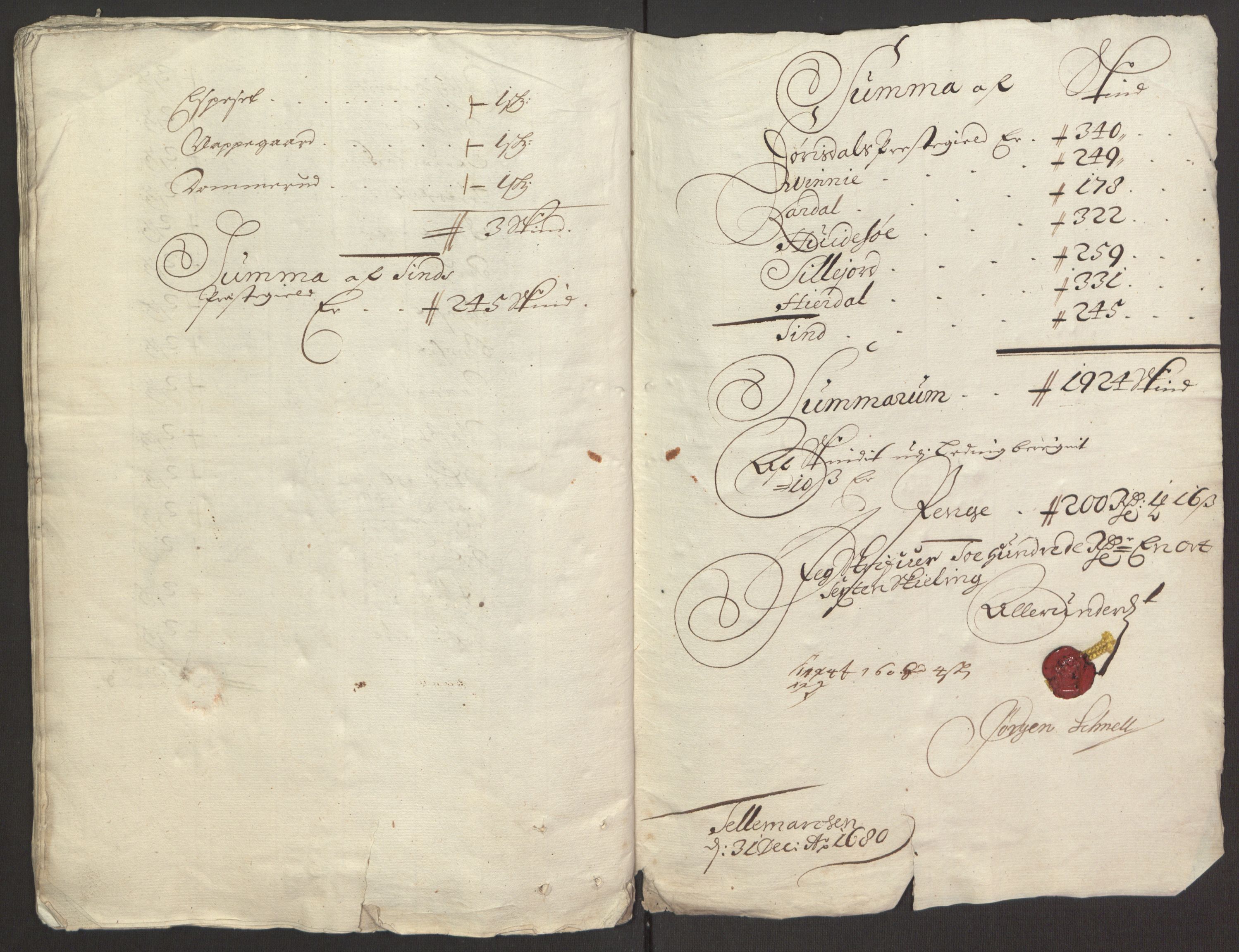 Rentekammeret inntil 1814, Reviderte regnskaper, Fogderegnskap, RA/EA-4092/R35/L2075: Fogderegnskap Øvre og Nedre Telemark, 1680-1684, p. 63