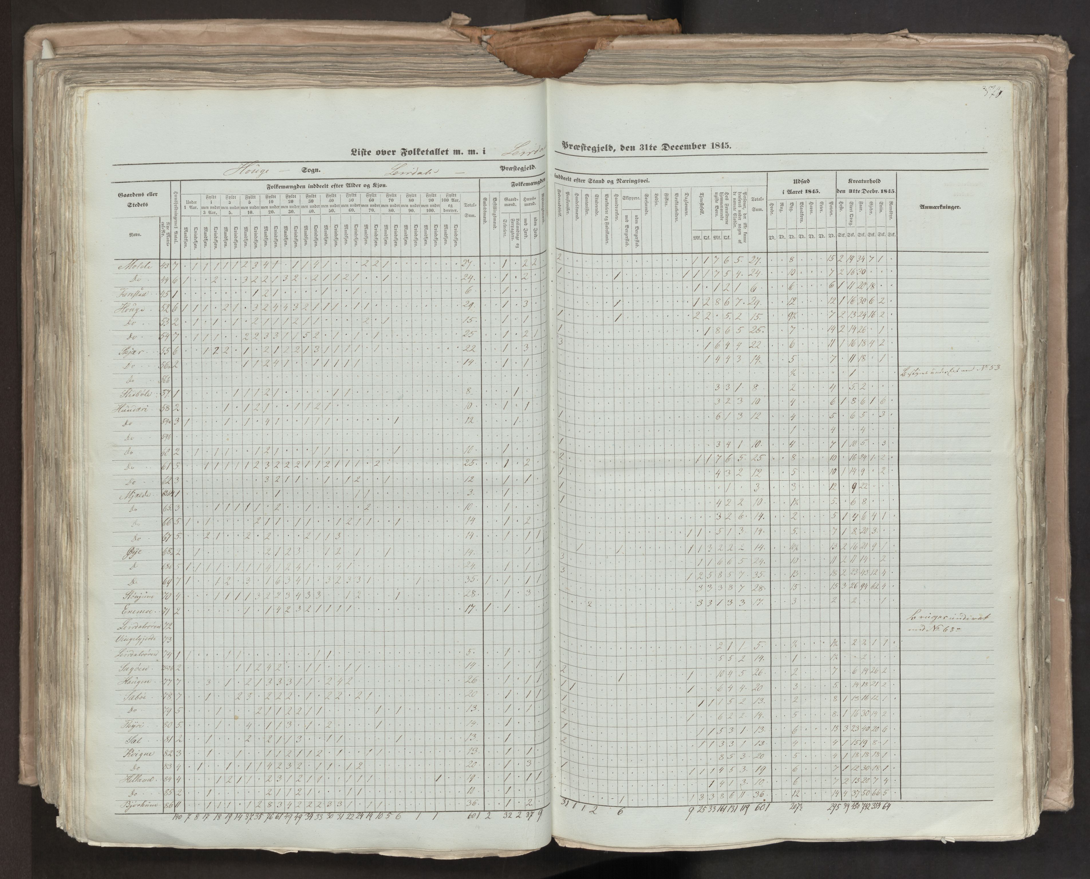 RA, Census 1845, vol. 7: Søndre Bergenhus amt og Nordre Bergenhus amt, 1845, p. 378