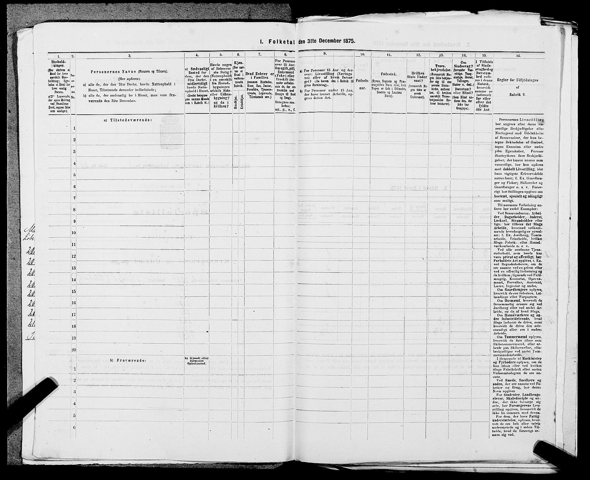 SAST, 1875 census for 1116L Eigersund/Eigersund og Ogna, 1875, p. 389