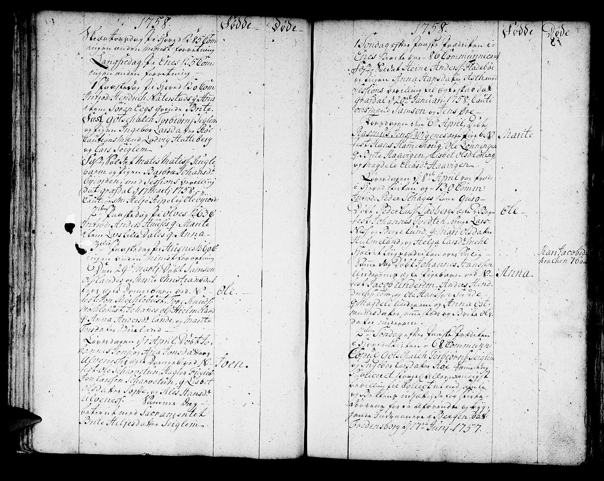 Kvinnherad sokneprestembete, SAB/A-76401/H/Haa: Parish register (official) no. A 3, 1754-1777, p. 76-77