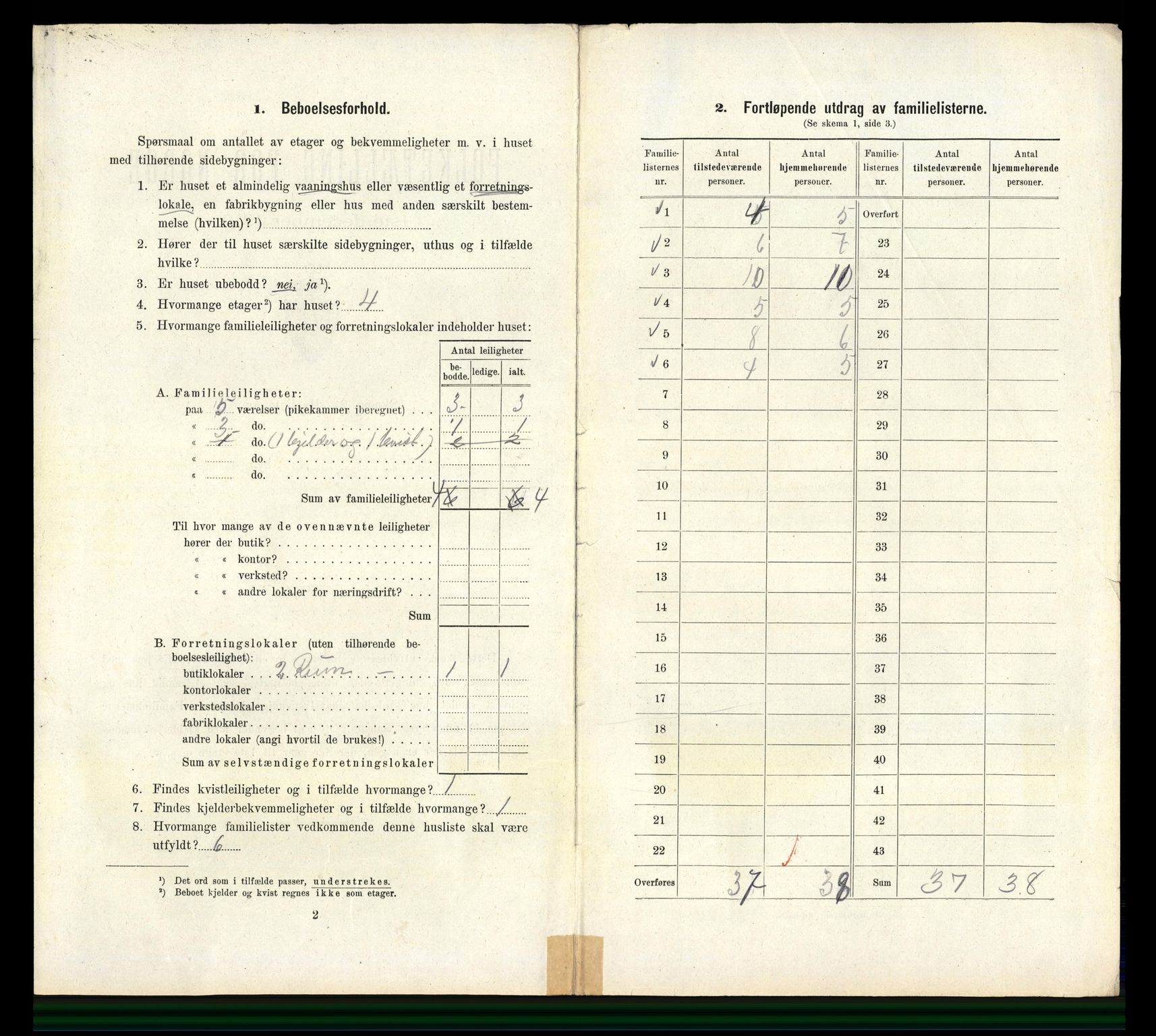 RA, 1910 census for Bergen, 1910, p. 36076