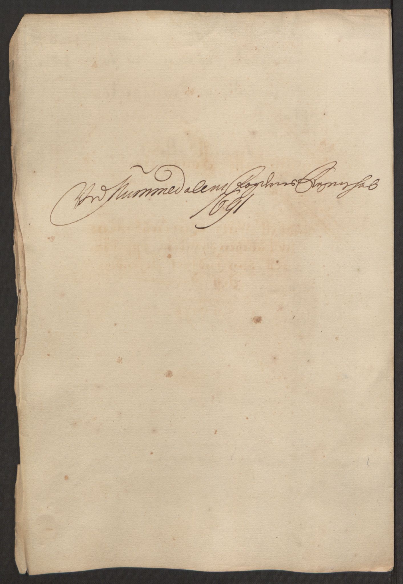 Rentekammeret inntil 1814, Reviderte regnskaper, Fogderegnskap, RA/EA-4092/R64/L4423: Fogderegnskap Namdal, 1690-1691, p. 209