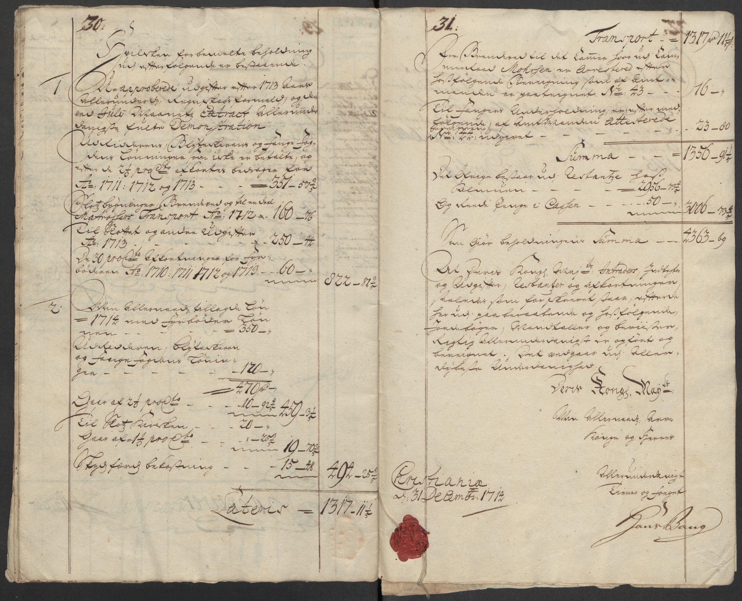 Rentekammeret inntil 1814, Reviderte regnskaper, Fogderegnskap, AV/RA-EA-4092/R10/L0451: Fogderegnskap Aker og Follo, 1713-1714, p. 249